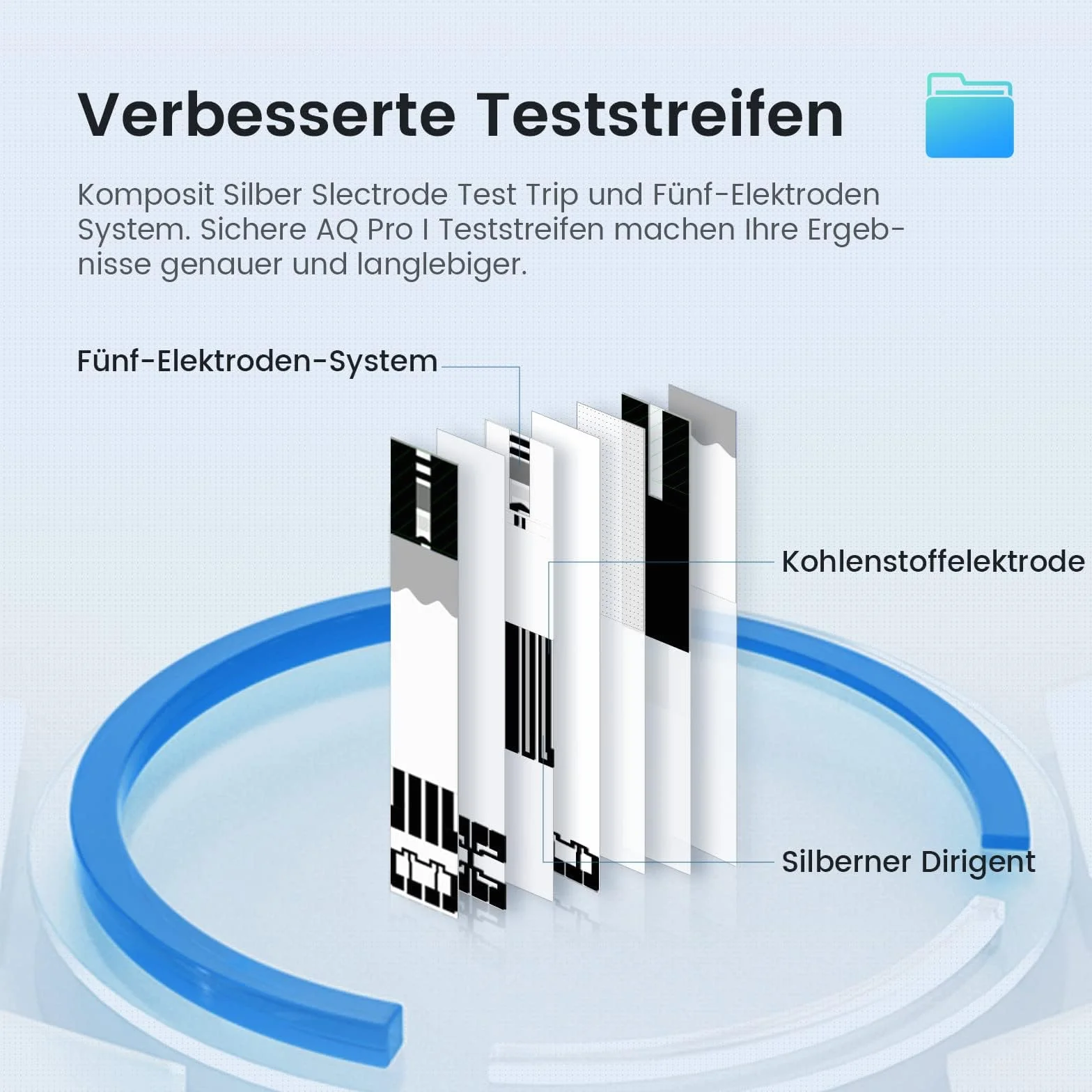 sinocare Pasek testowy cukru we krwi, zestaw pasek testowy cukru we krwi z paskiem testowym 50 Lancets 50 do samodzielnego testu cukru we krwi, technologia enzymów reakcyjnych FAD-GDH
