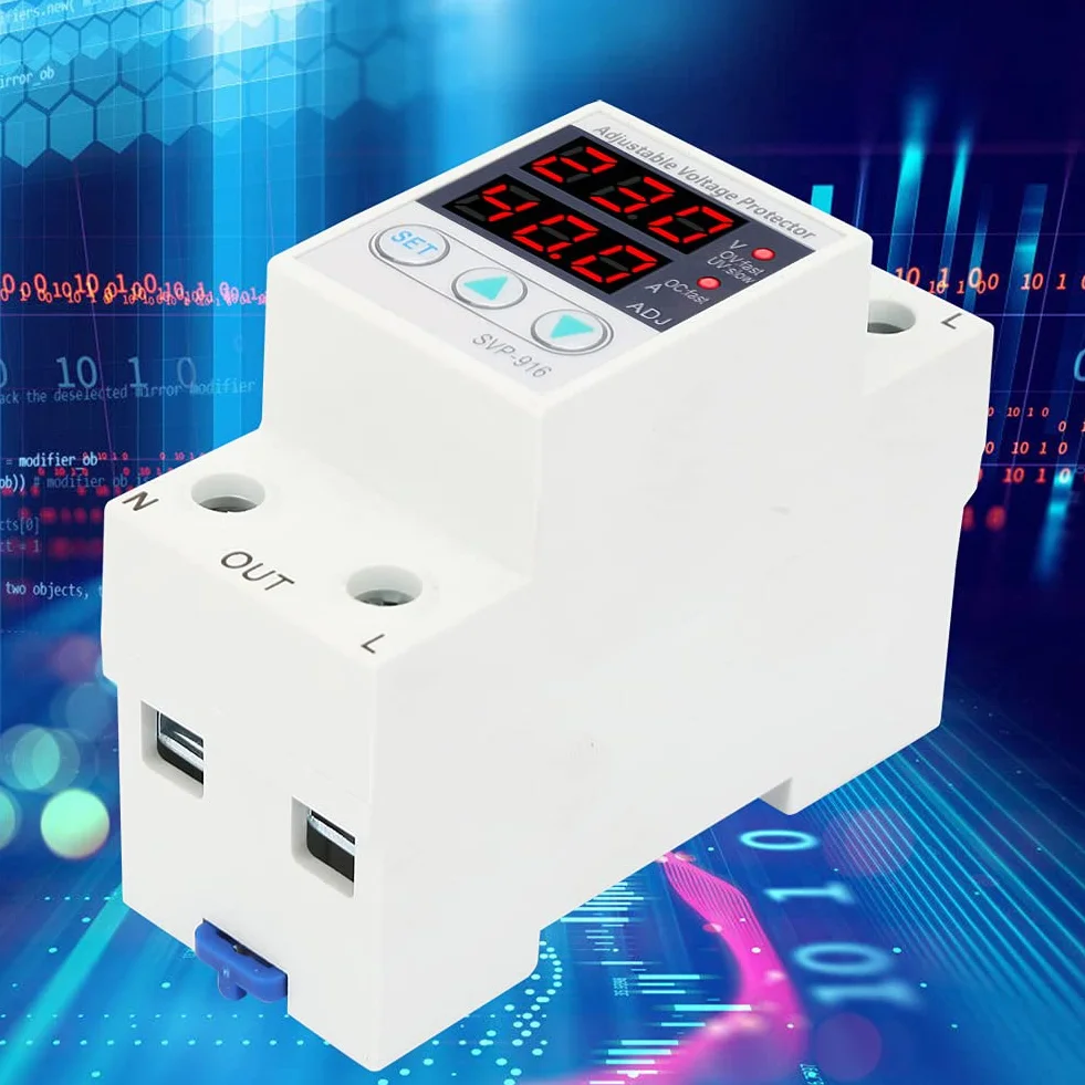 Przekaźnik Napięcia Jednofazowy 40A 230V AC Montaż na Szynie DIN 50/60 Hz