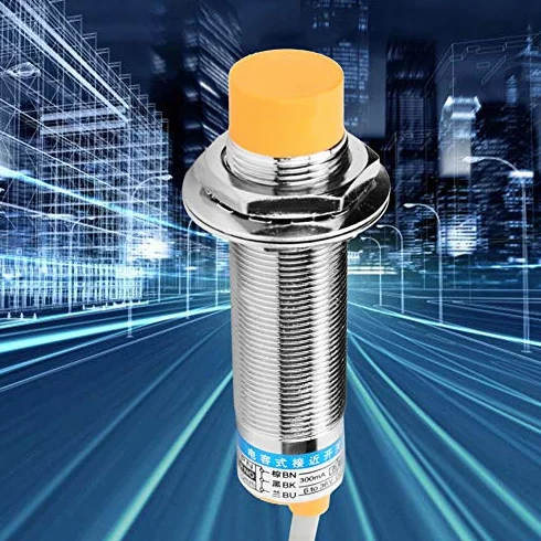 LJC18A3-BZ/BX DC12~24V Pojemnościowy przełącznik zbliżeniowy Typ gwintu Przełącznik zbliżeniowy 10mm +-10% NPN