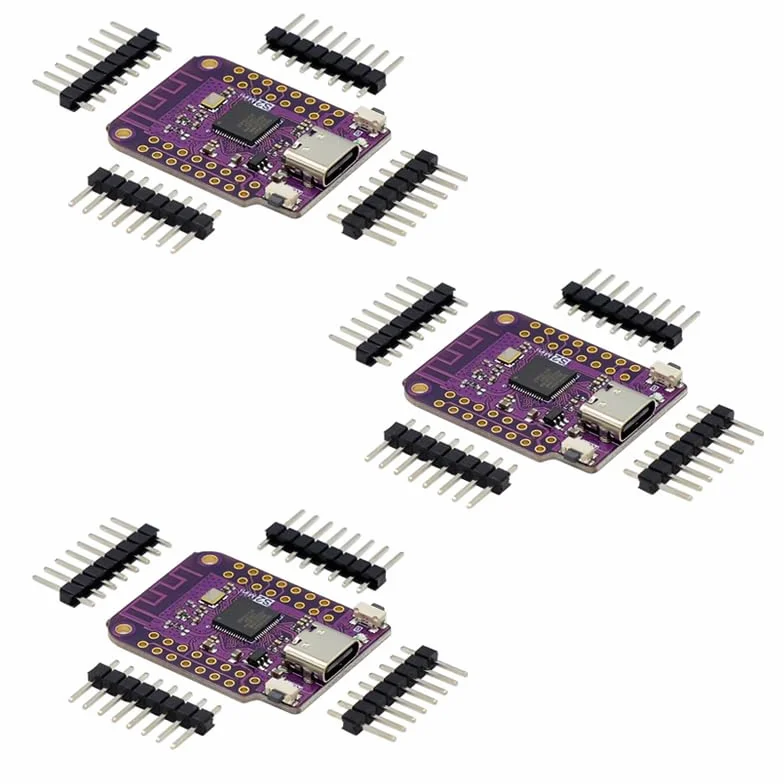 Moduł S2 Mini V1.0.0 ESP32-S2 oparty na płycie rozwojowej ESP32-S2 4 MB Flash 2 MB PSRAM WiFi kompatybilny z MicroPython, 3 sztuki