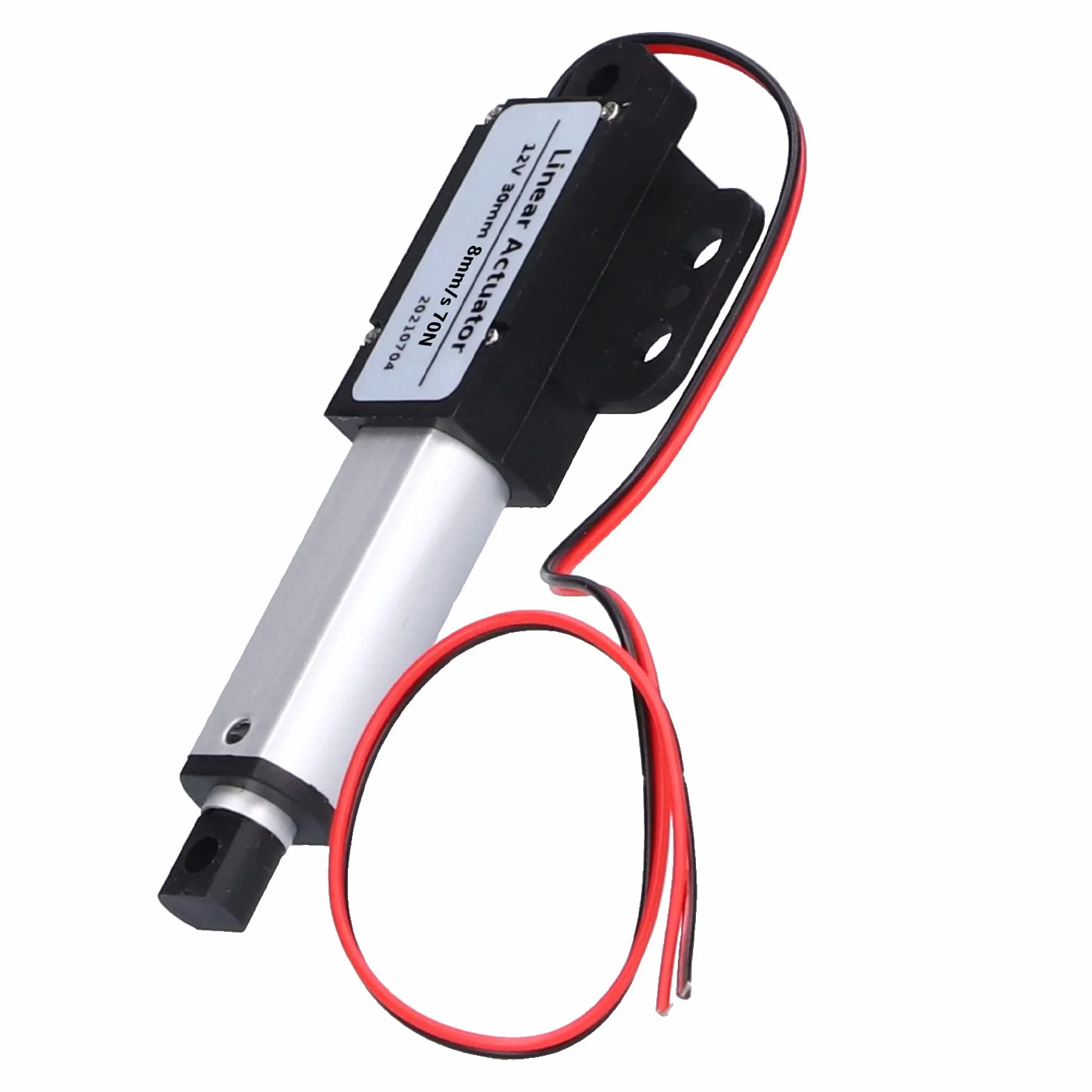 Siłownik Liniowy DC 12V 30mm Skok 8mm/s 70N Śruba Typu T Mini Elektryczny