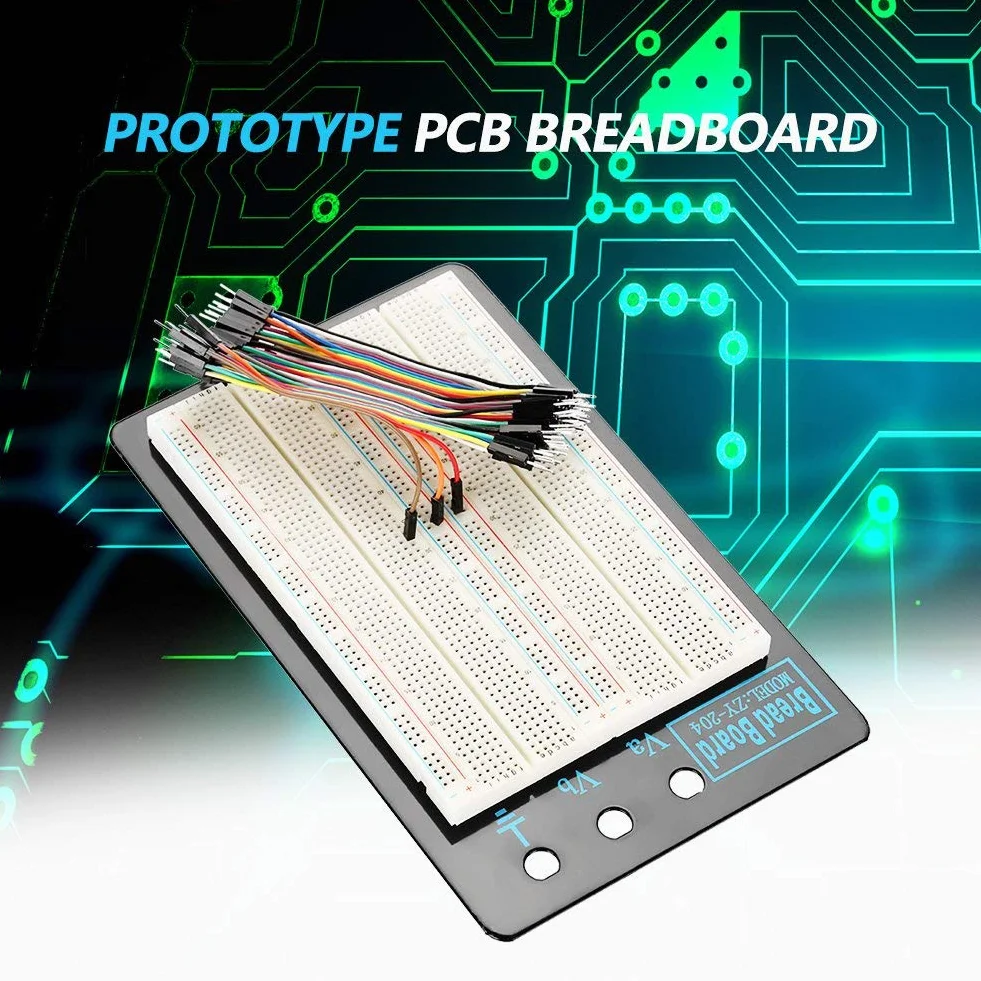 Hilitand Breadboard Bezszwowa deska do chleba 1660 Punkty Plug-in Otwory ABS, Test obwodu spawalniczego bez łóżka testowego