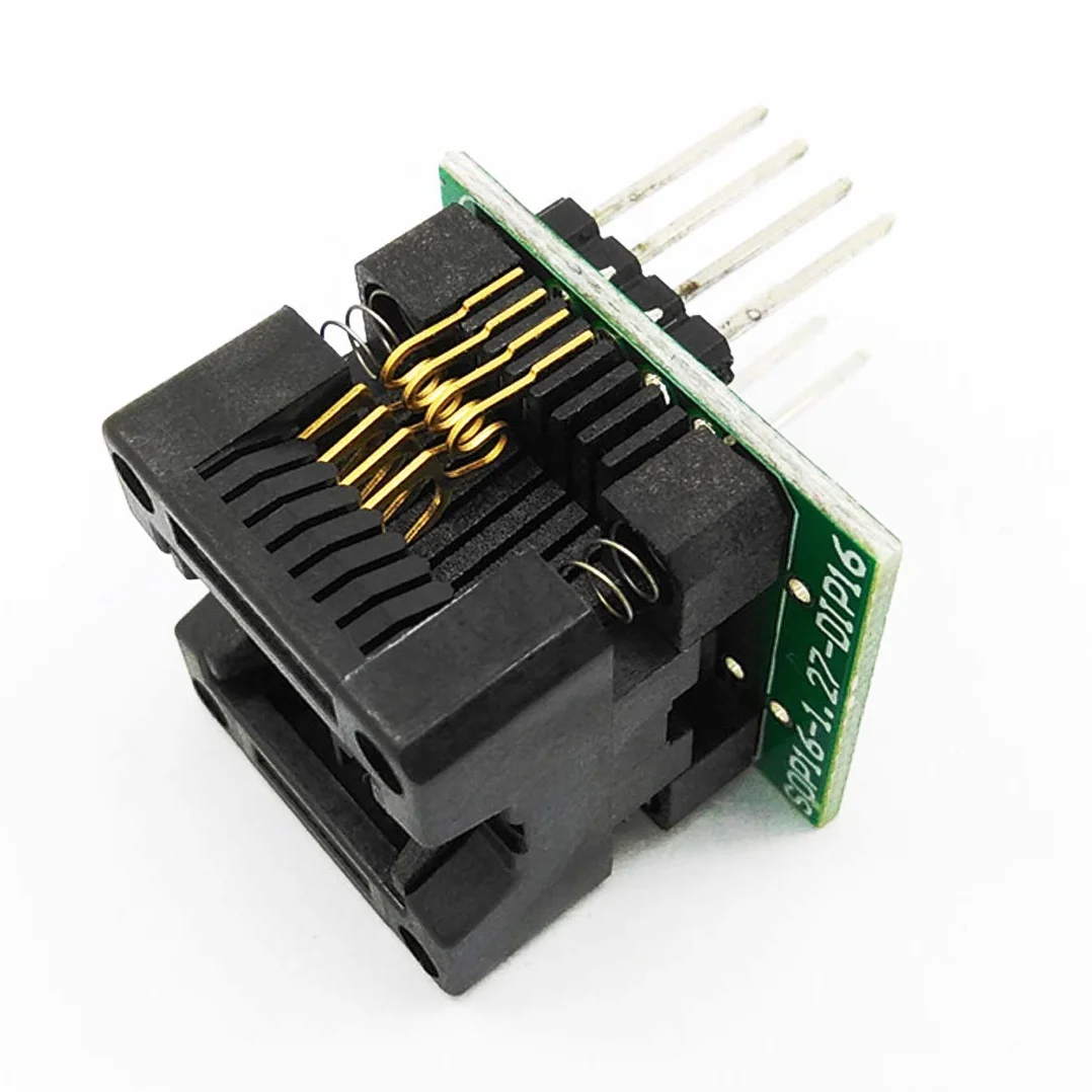 Hailege 2 szt. SOIC8 SOP8 do DIP8 EZ Programmer Adapter Socket Converter z 150 mil szeregowy programista siedziska Adapter Socket