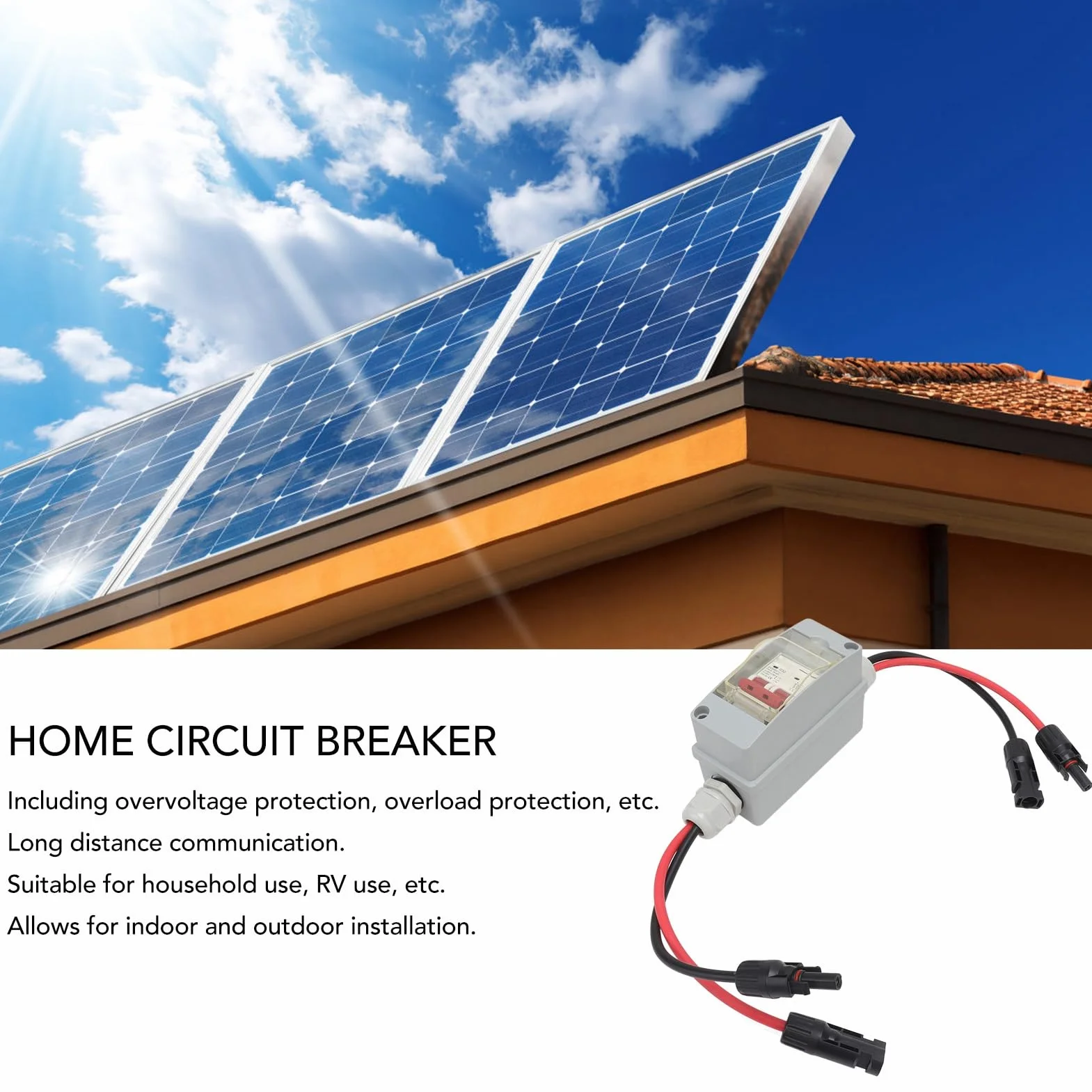 Rozłącznik MCB 2P 32A 500V DC IP65 Solar Power Sink