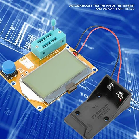 Miernik kondensatora indukcyjnego LCD z grafiką, tester wielofunkcyjny