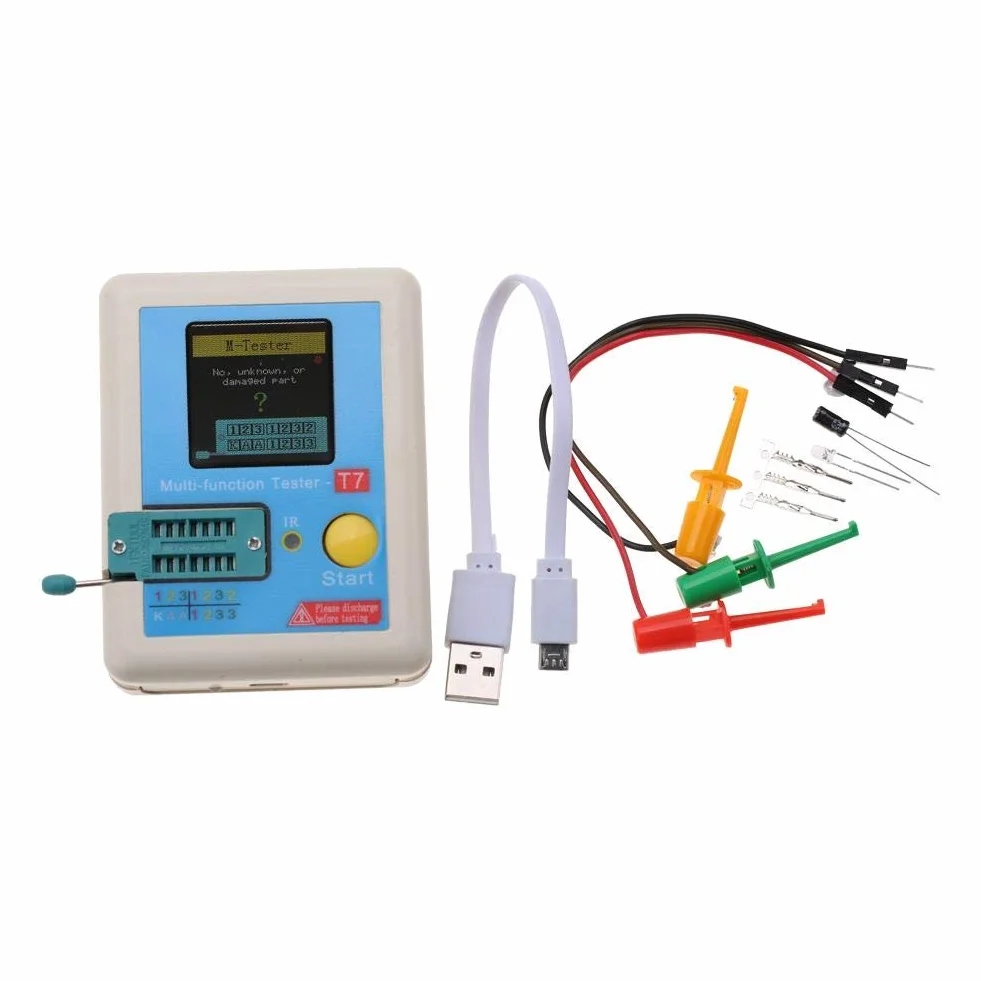 LCR-T7 TFT Transistor-Tester Multifunktions Farbige Grafikanzeige