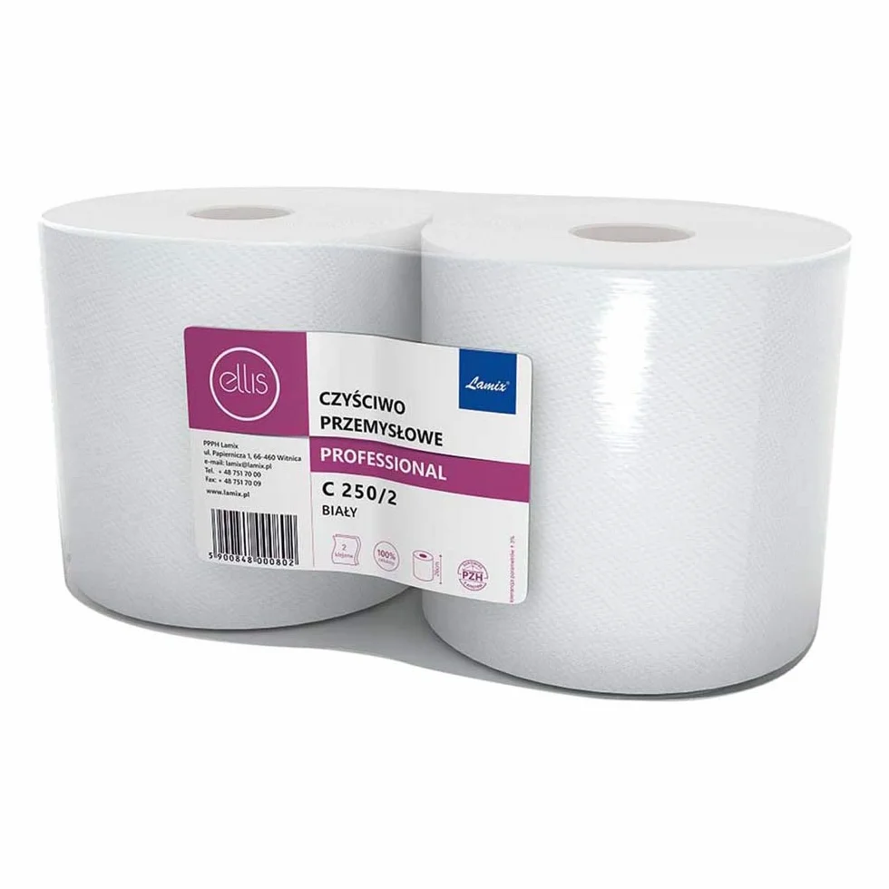 Ellis Professional Lamix HLA-CZYCEL-240 klapki przemysłowe białe 4 kg 2 sztuki