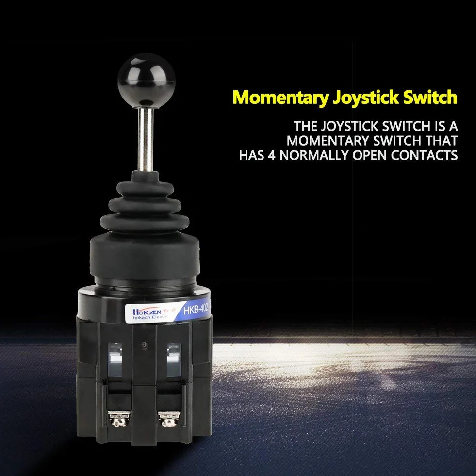 CS-402 4NO 4-pozycyjny Przełącznik Joysticka Powrót Chwilowy Przełącznik Joysticka Przełącznik Joysticka 30 Mm Monolever