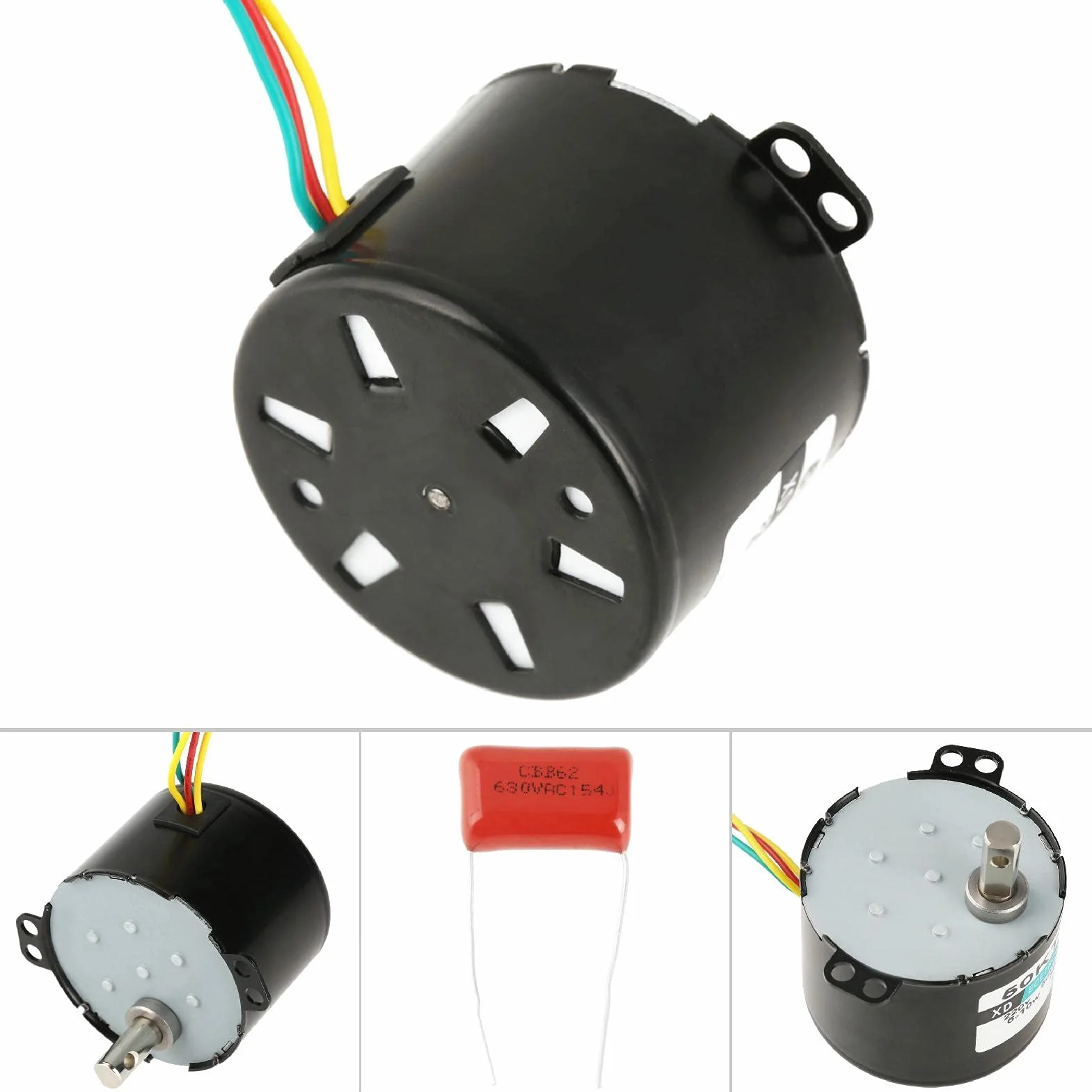 5-50RPM XD-50KTYZ 5-50RPM Synchroniczny Silnik z Przekładnią 6-10W Mapa źródeł Zasilania Silnik Prądu Przemiennego do Sterowania Automatyzacją(5r / min)