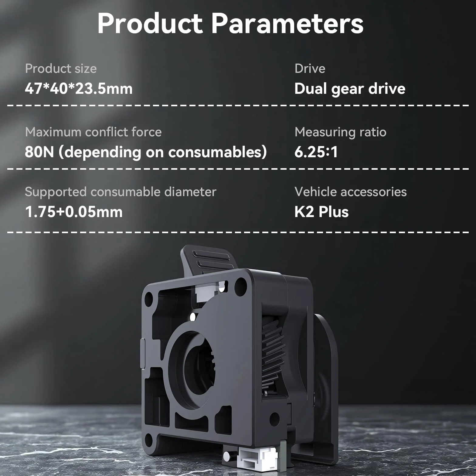 Creality K2 Plus zestaw wytłaczarek kompatybilny z drukarką 3D Creality K2 Plus