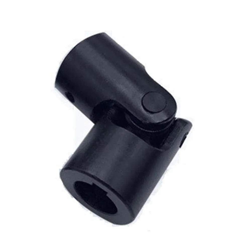 Uniwersalne sprzęgło wału kardana, otwór wewnętrzny 14 mm z rowkiem wpustowym 5 mm, długość 70 mm, 60 mm, przegub kierowniczy w kształcie litery U, regulowany wał (28 x 60 mm)
