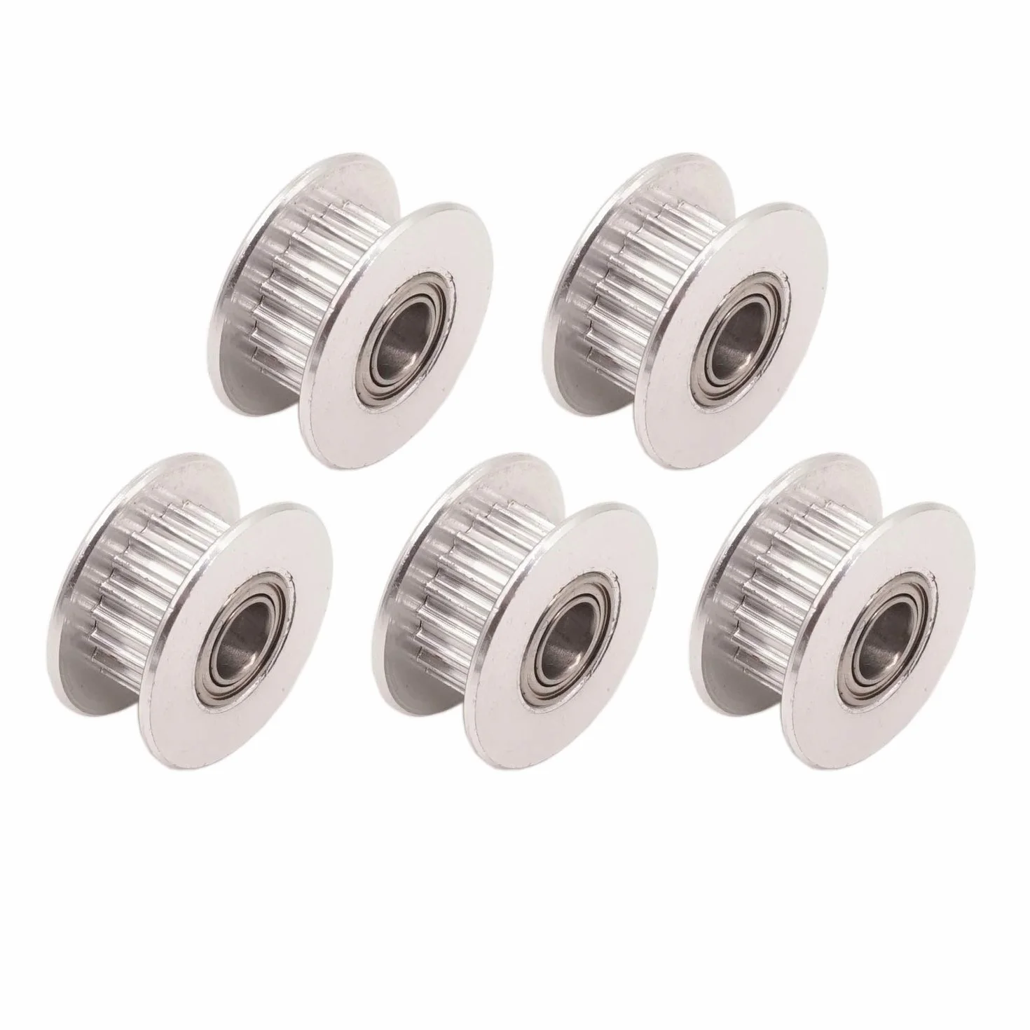 WINSINN GT2 koło pasowe sterujące 20 zębów 5 mm otwór 6 mm szerokość aluminium do drukarki 3D 5 szt.