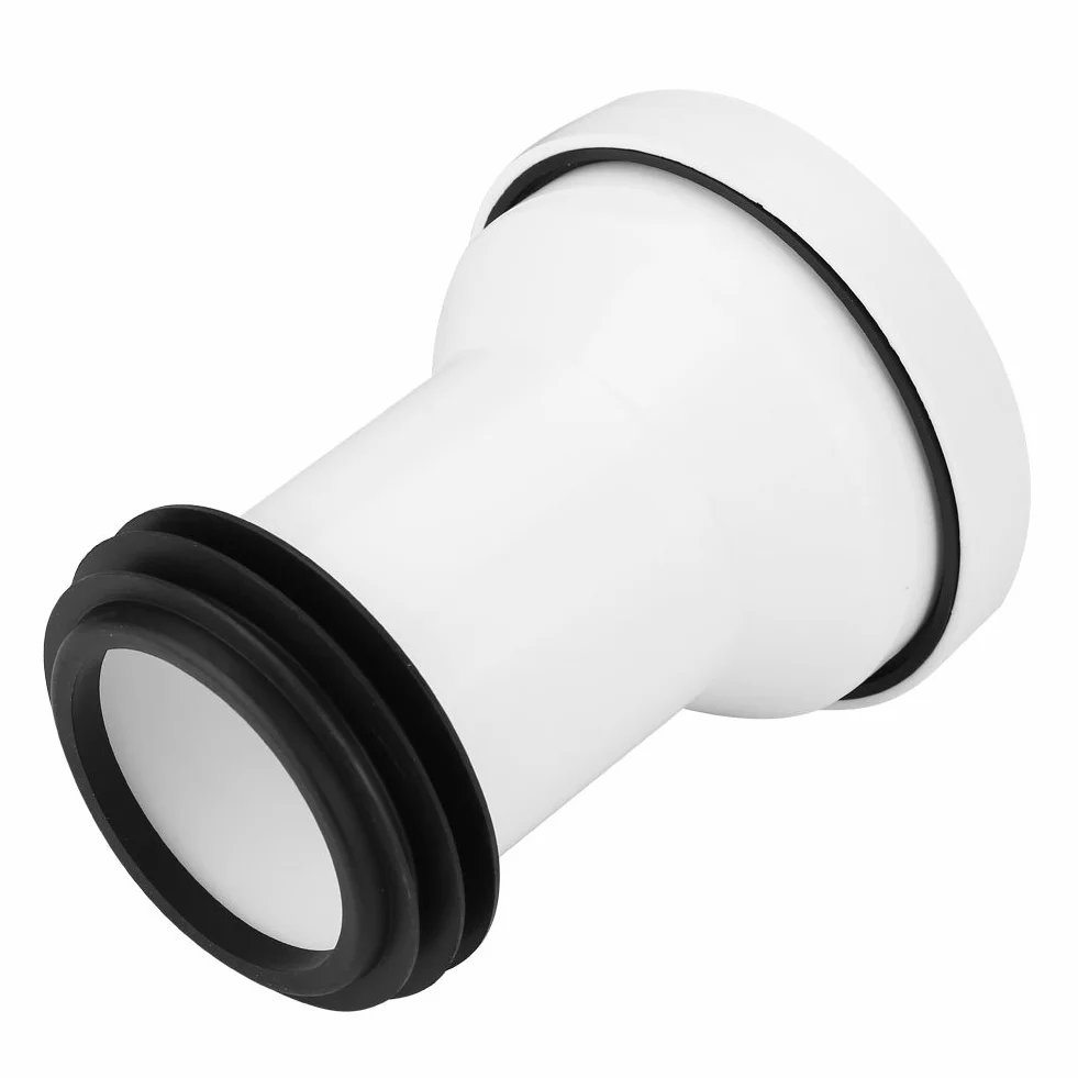 DEWIN Zestaw przyłączeniowy do WC, rurka plastikowa, instalacja kanalizacyjna, akcesoria