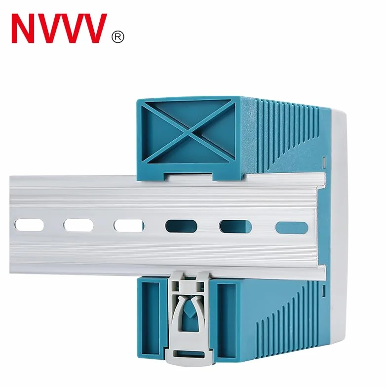 MDR-60-12 AC na DC DIN-Rail szyny montażowe, zasilacz 12 V 5 A 60 W, niebiesko-biały