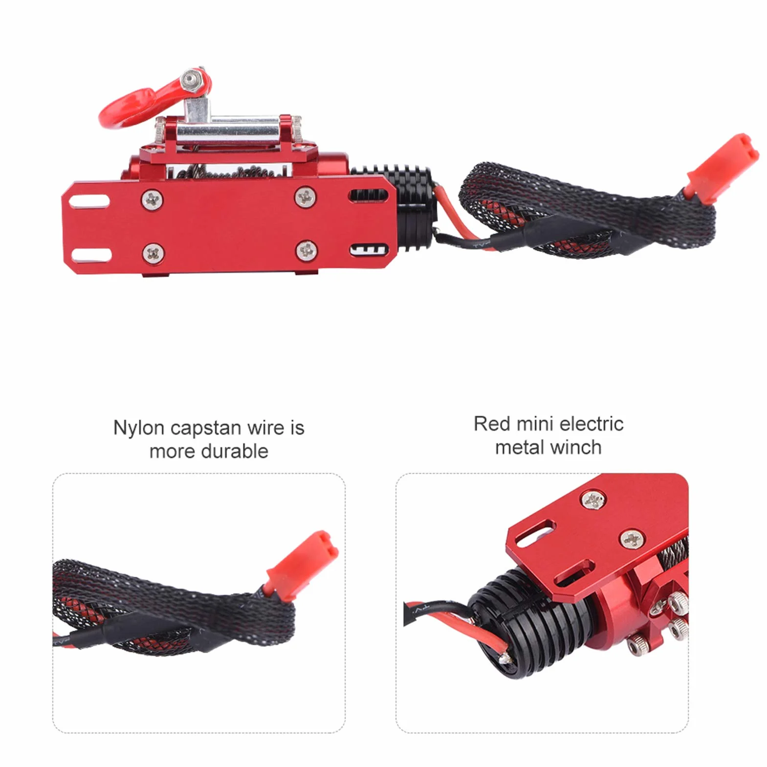 Minilier Wciągarka do RC CNC SCX10 D90 D110 TF2 KM2
