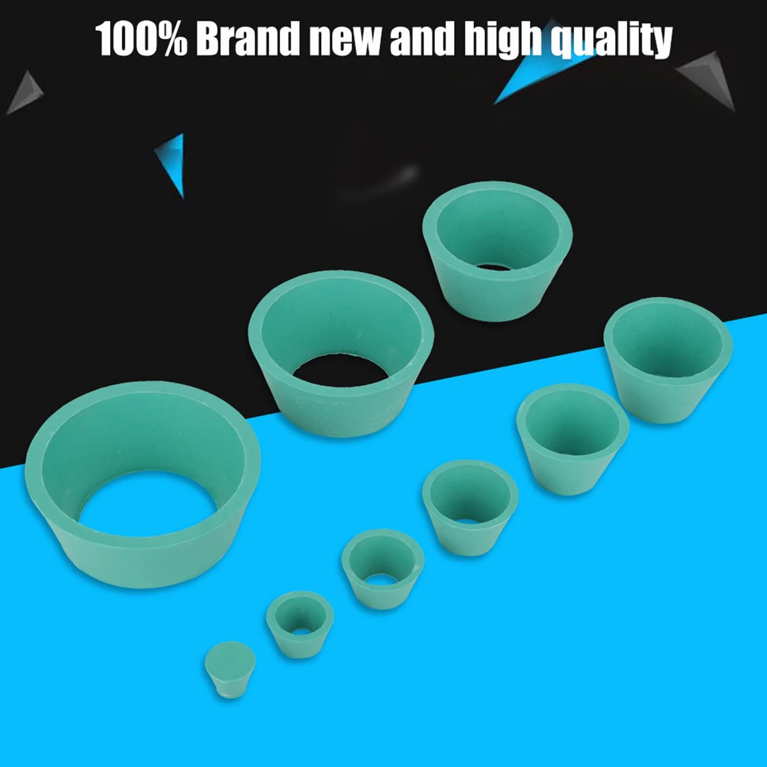 Zestaw Lejka Buchnera 60mm Porcelana Adapter Filtra Korek Gumowy