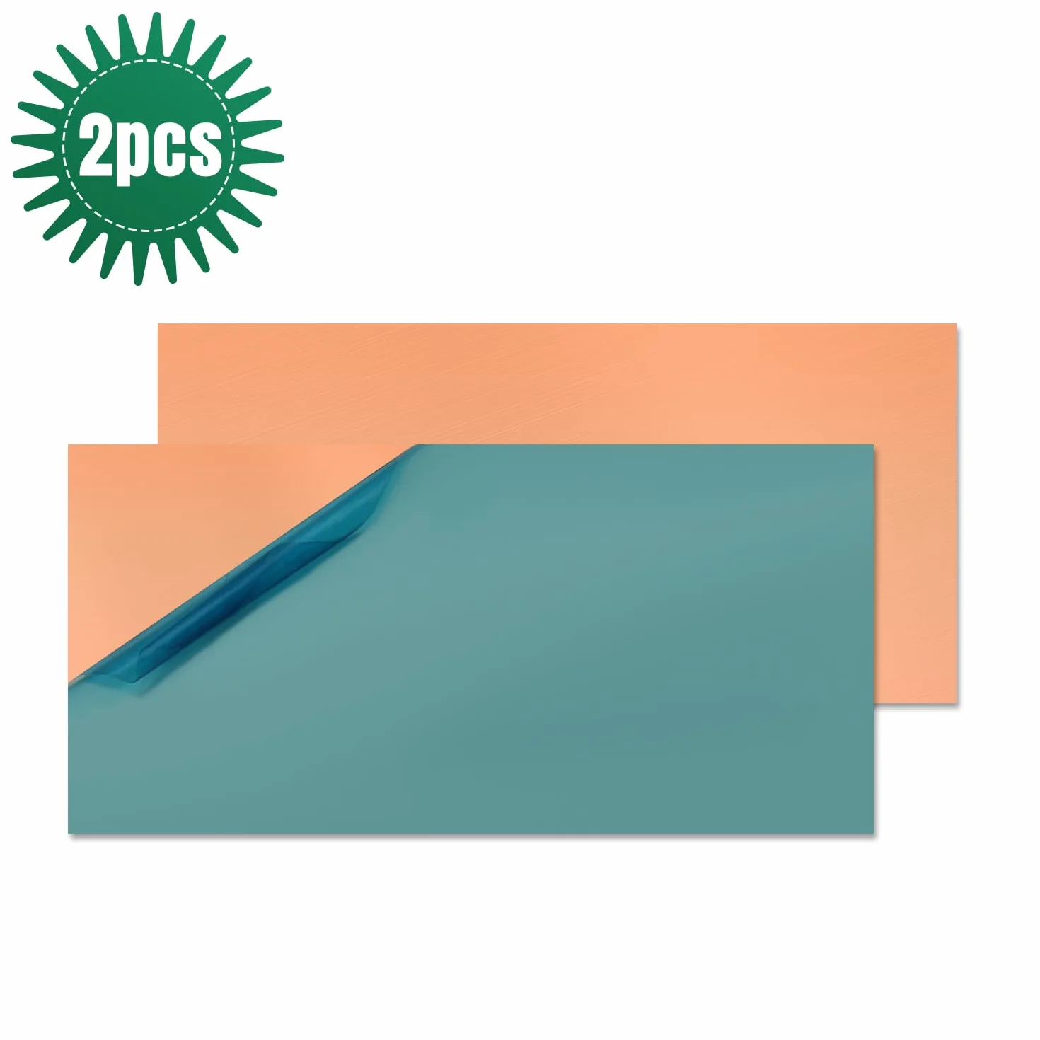 Blacha miedziana, płyta miedziana 50 mm x 100 mm x 1 mm, 99,9% czysta płyta miedziana dla majsterkowiczów, biżuterii, elektryki, naprawy, przemysłu (2 sztuki)