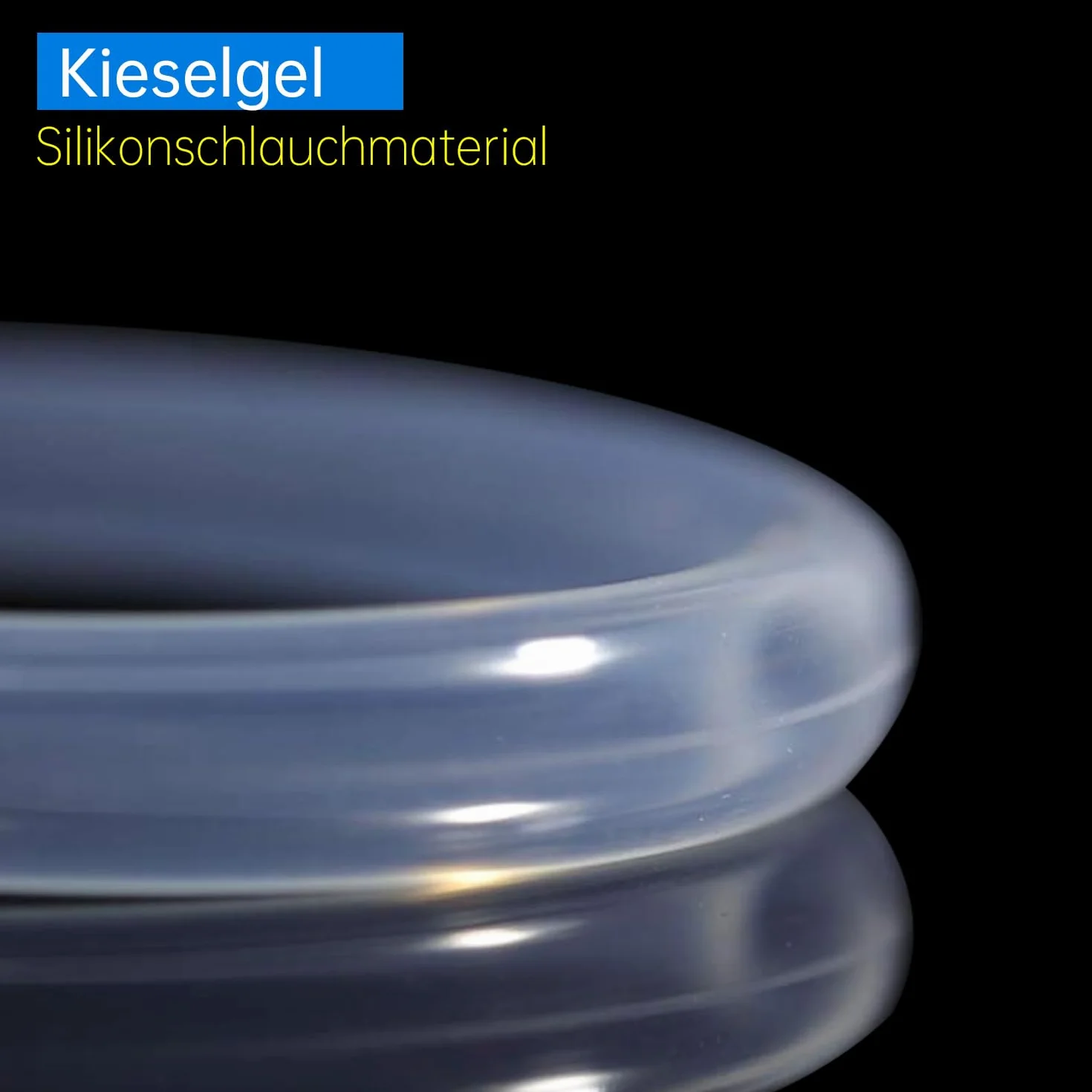 Przezroczysty wąż silikonowy do kontaktu z żywnością 4 mm ID x 6 mm