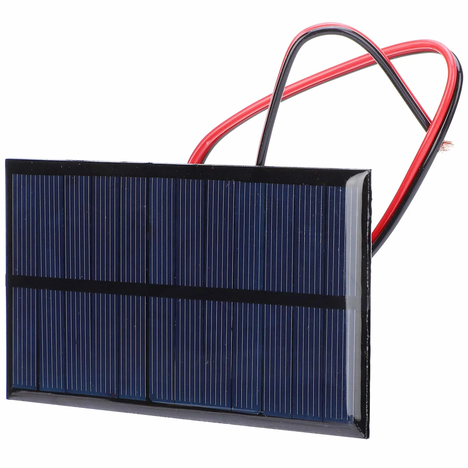 Eujgoov 3 Szt. Panel Słoneczny DC 6V 1W Moduł Polikrystalicznego Ogniwa Słonecznego Mikro Panel Słoneczny do ładowarki Baterii Słonecznych