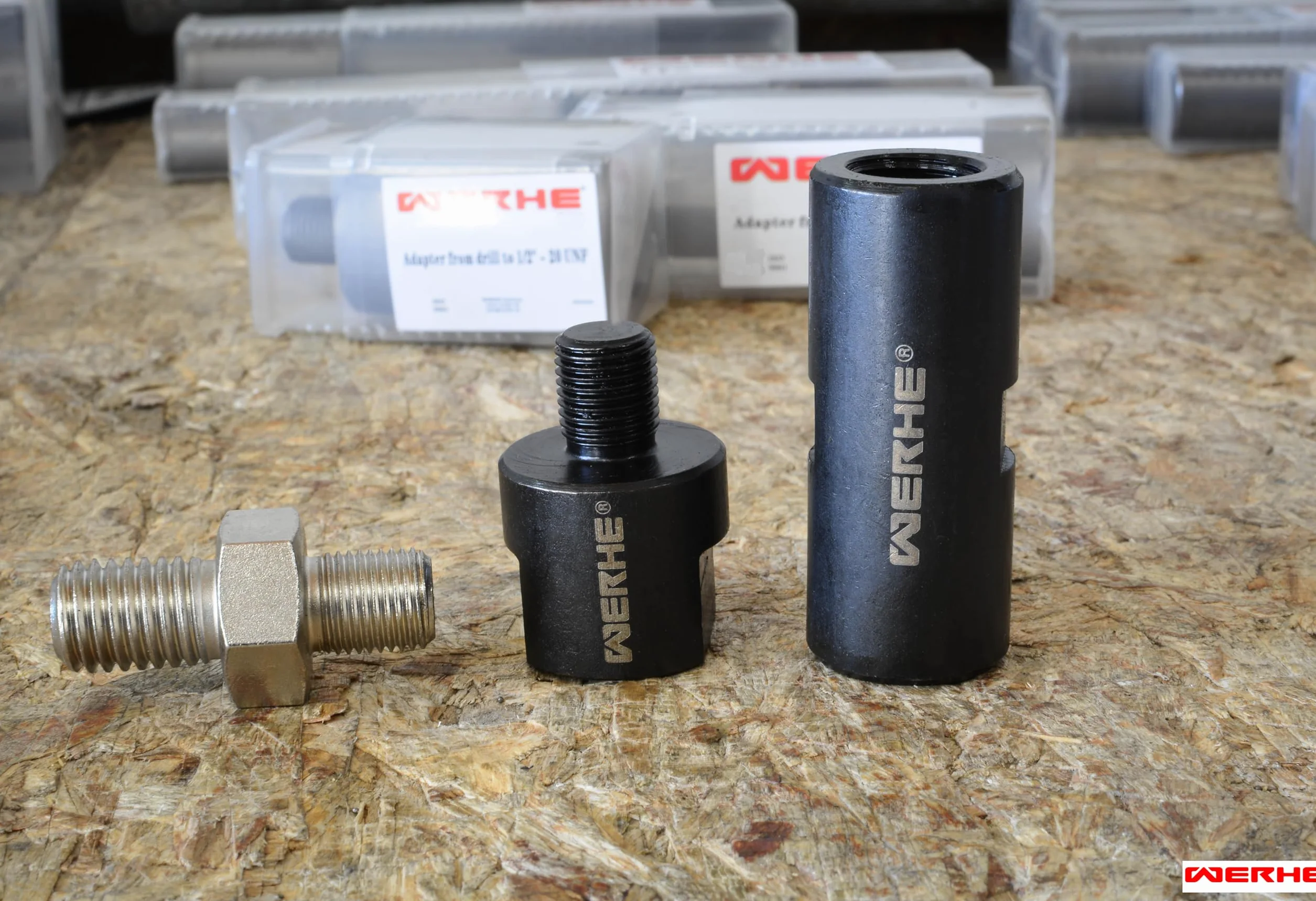 WERHE® M14 na 1/2"-20 UNF – Wysokiej jakości stalowy adapter do uchwytów wiertarskich i mieszadeł, wytrzymały i wszechstronnych