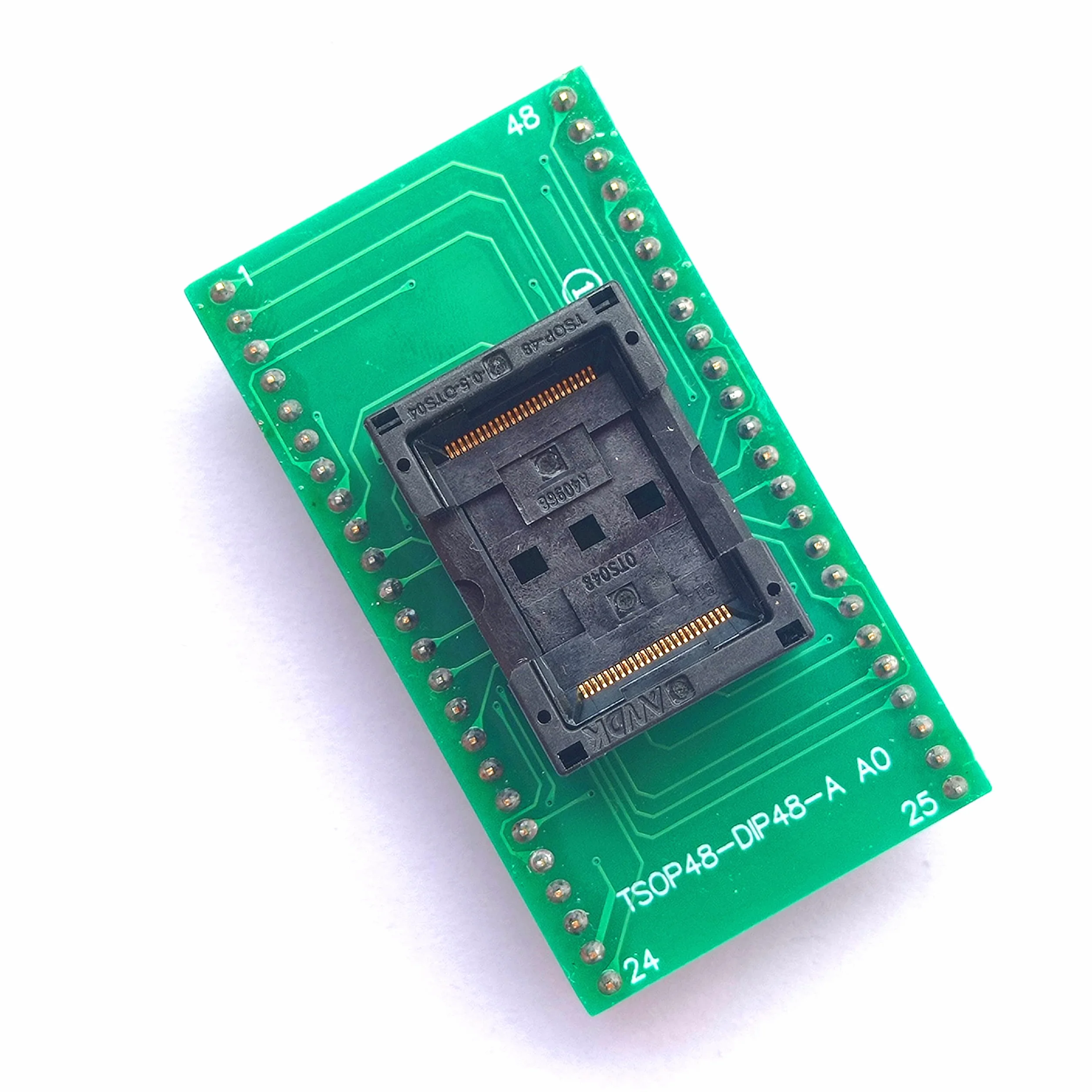 TSOP48 do DIP48 Socket uniwersalny adapter do programatora IC Chip Nand Nor Flash Eeprom Mcu USB