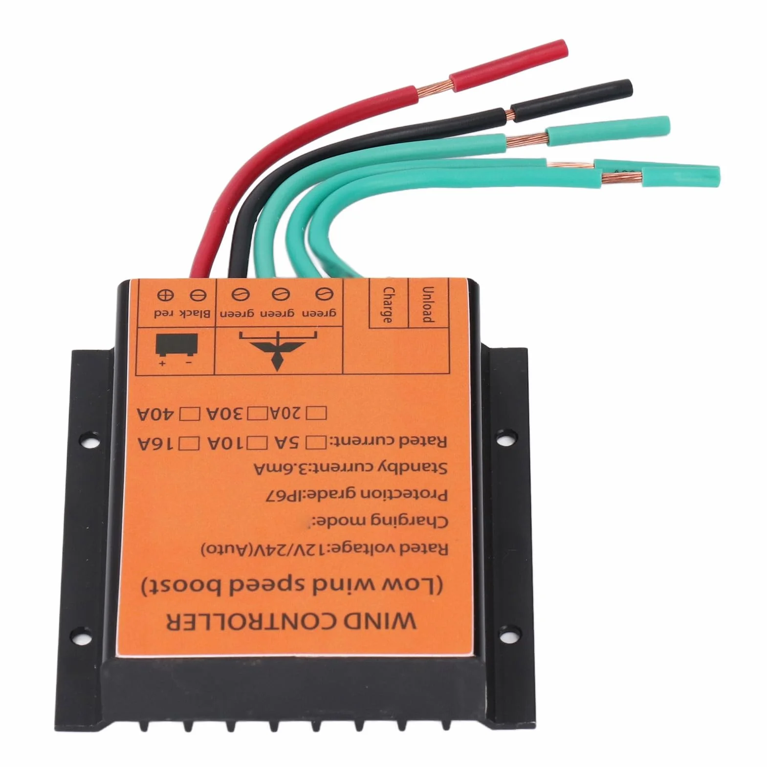 Kontroler ładowania MPPT 12V 24V 40A 300W-1000W Regulator Generatora Wiatrowego