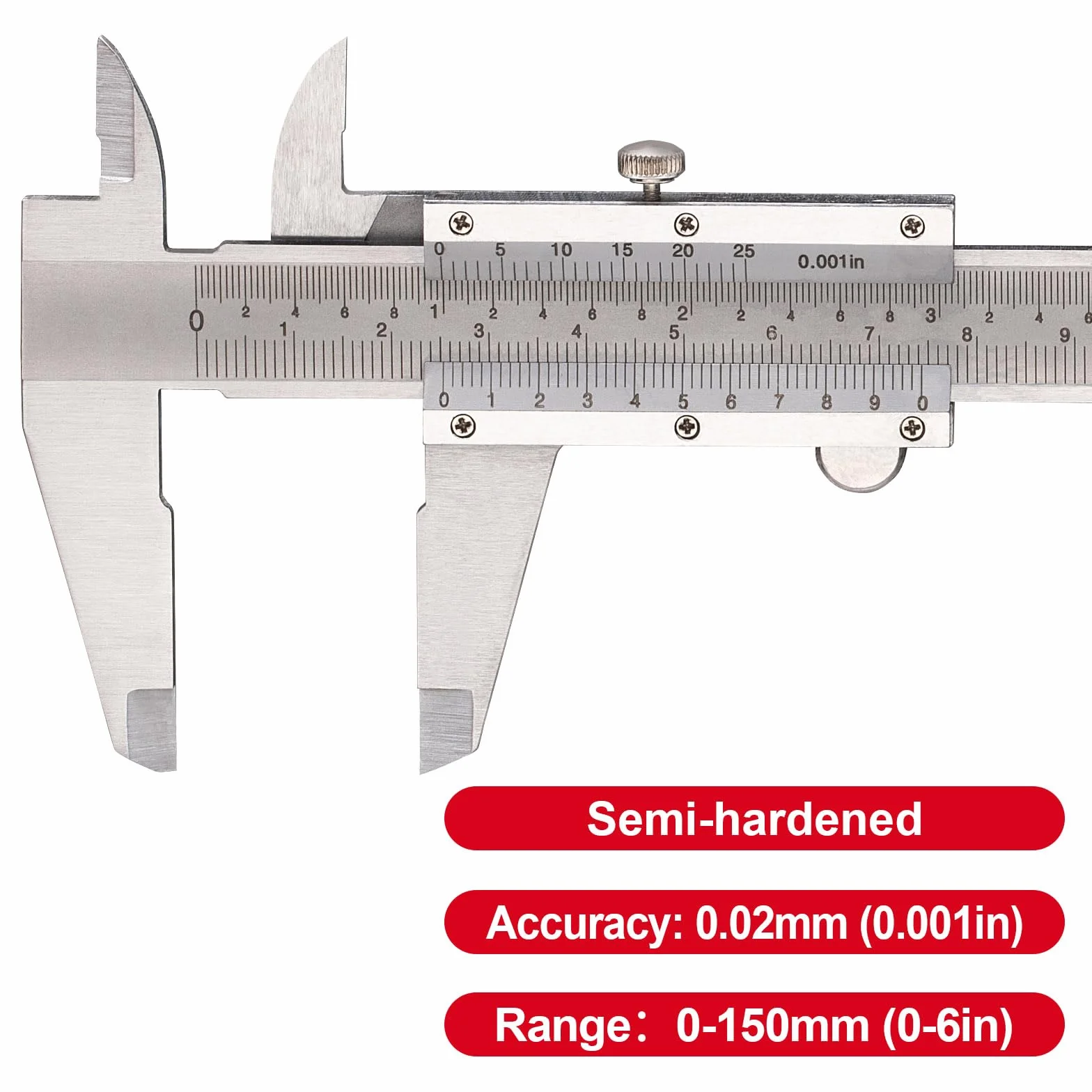 Spurtar Suwmiarka Analogowa 150 mm 6 cali 0,02 mm Dokładność Pomiaru