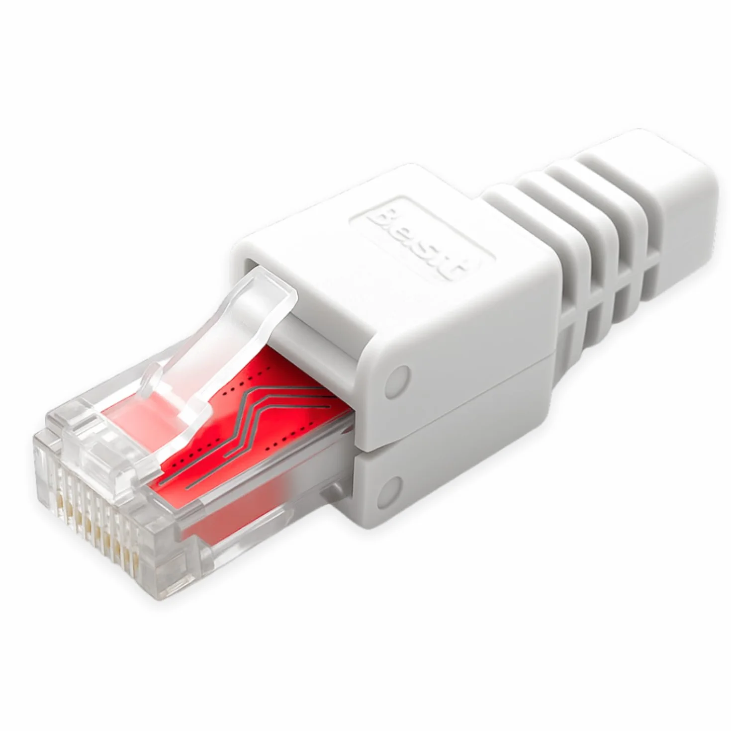Germany B.e.s.t wtyczka sieciowa RJ45 CAT6 beznarzędziowa LAN UTP do CAT5 CAT6 CAT7
