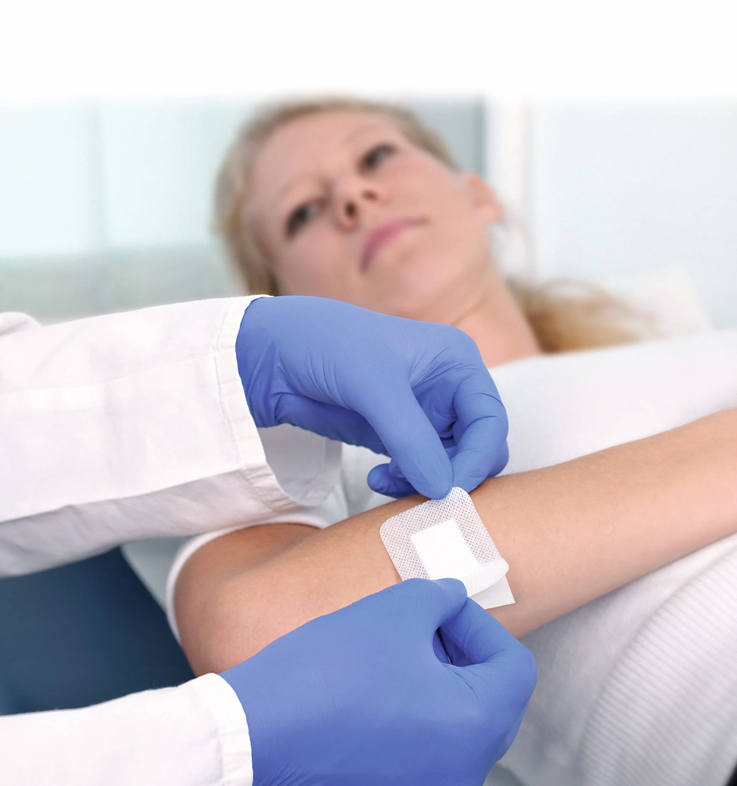 Peha-soft nitrile fino niesterylne rękawice do badań bez pudru rozmiar L 150 sztuk