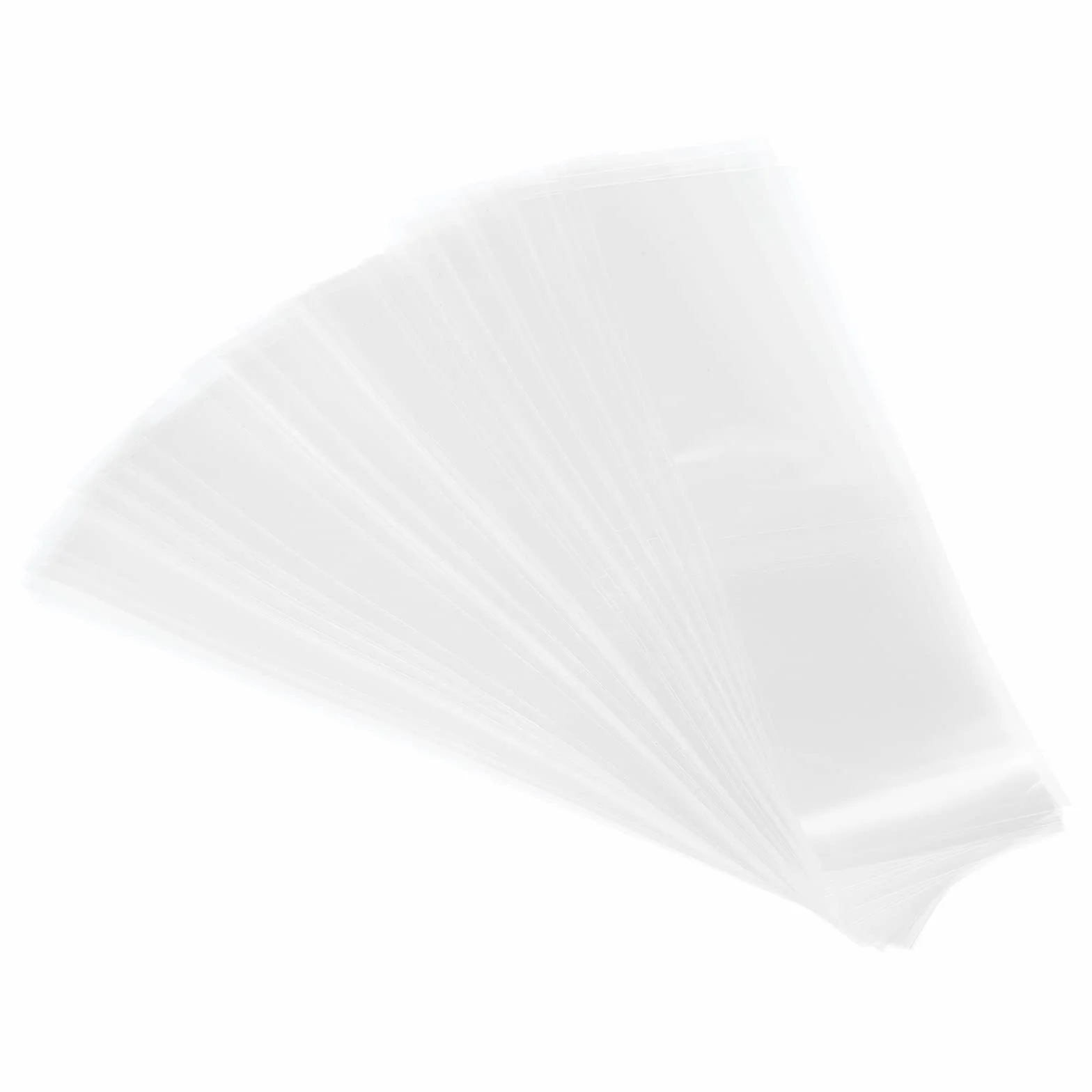 PATIKIL Perforowane paski termokurczliwe 145 x 35 mm, 400 sztuk PVC taśma termokurczliwa pasuje do nakrętek o średnicy od 8,5 do 8,5 cm do puszek na słoiki, przezroczyste