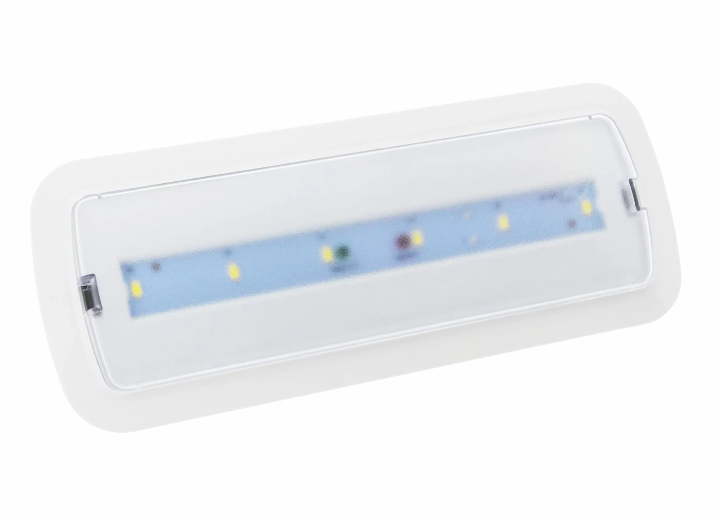 Barcelona LED, oświetlenie awaryjne LED do zabudowy lub powierzchniowej 3 W 250 lm 6500 K zimna biel z baterią 3 godziny pracy 2 sztuki