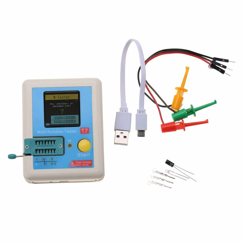 LCR-T7 TFT Transistor-Tester Multifunktions Farbige Grafikanzeige