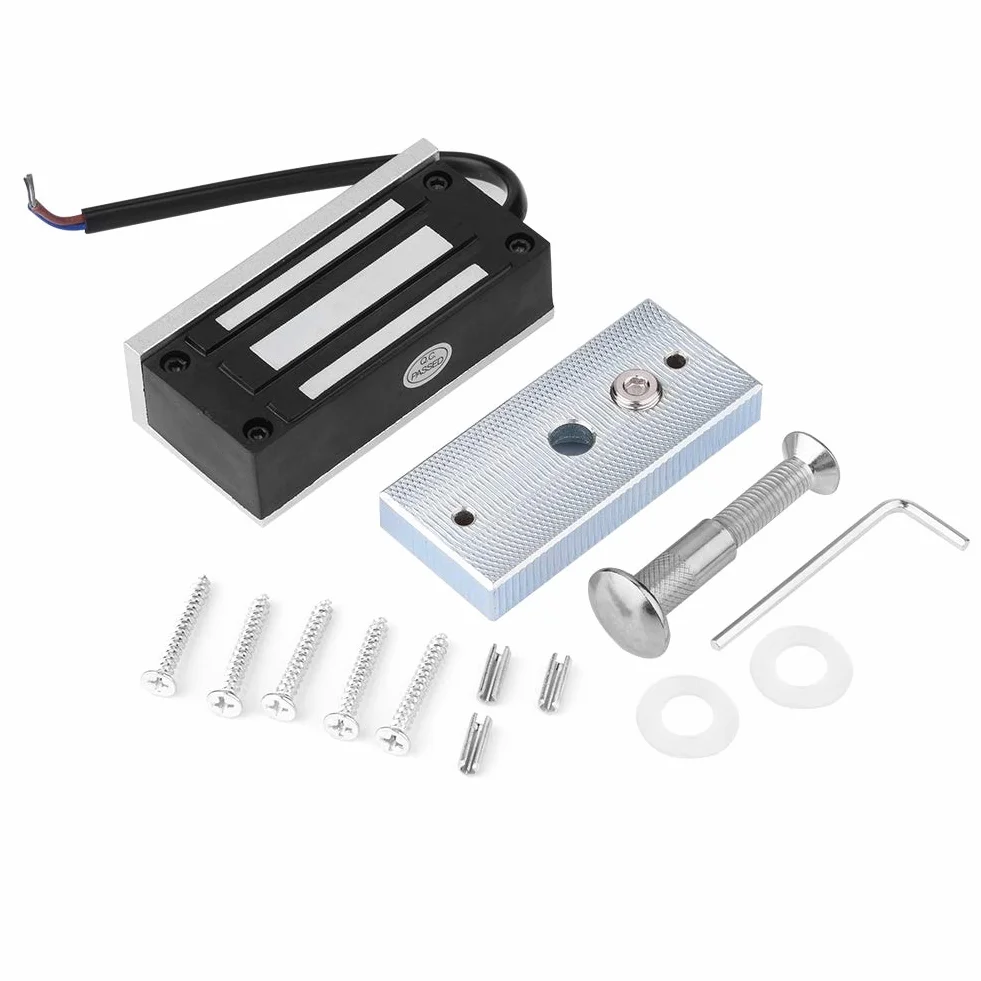Elektryczny zamek magnetyczny 60 kg do kontroli dostępu do drzwi, elektromagnes-ED