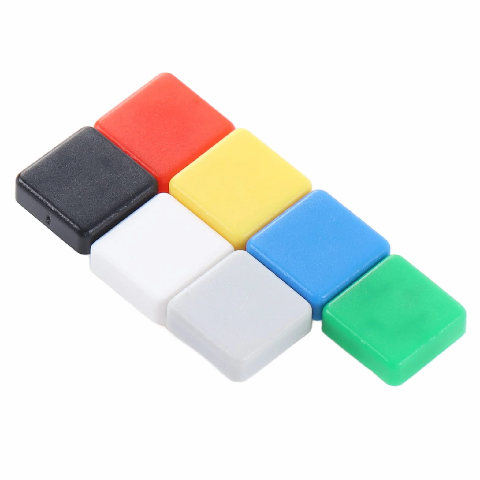 350 sztuk Micro Momentary Tact Button Switch Caps 7 Color Tactile Switch Cap Square Straight A14