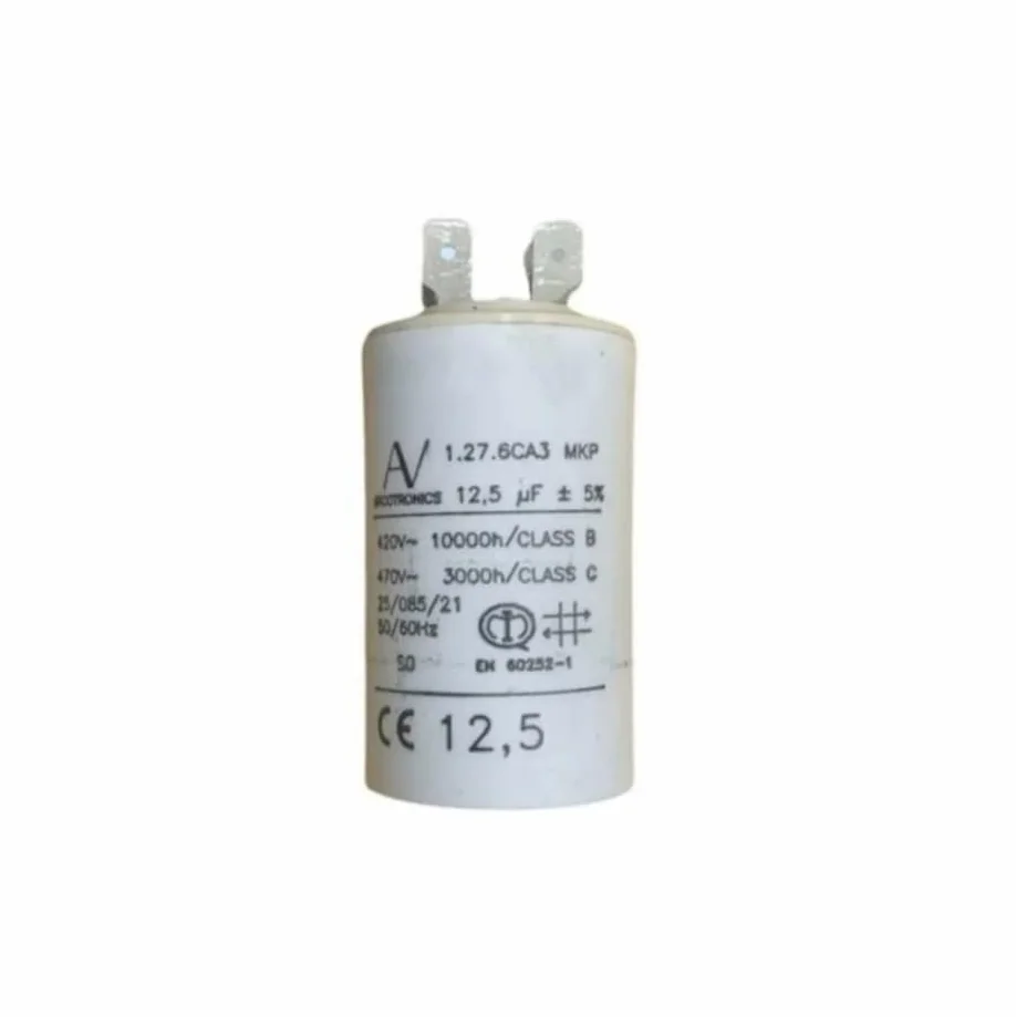 cyclingcolors Pompa wodna kondensator 12,5µF Ø 35 mm 60 mm kondensator rozruchowy silnik kondensator