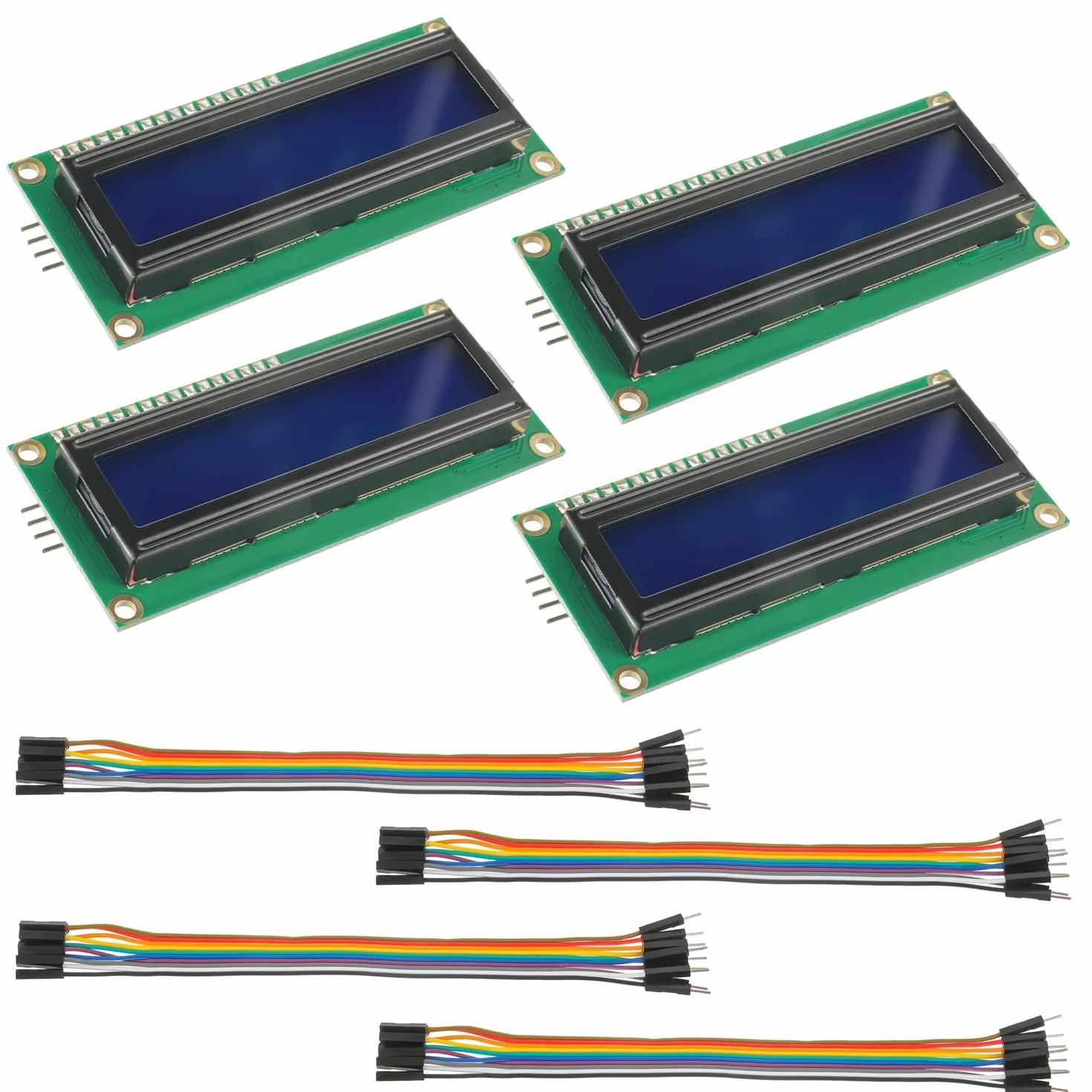 4-Pack I2C 1602 Moduł wyświetlacza LCD Moduł wyświetlacza szeregowego 16x2 kompatybilny z Arduino i Raspberry Pi