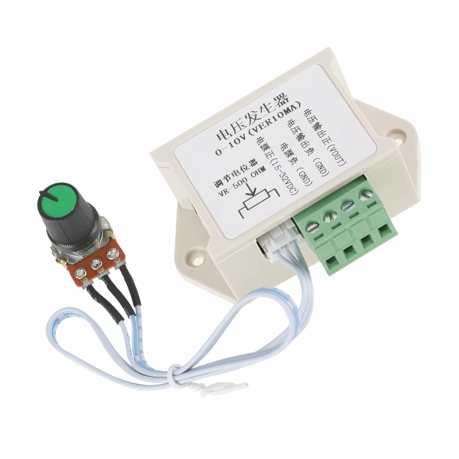 0-10V DC Generator Sygnału Potencjometr 0-10V 10mA Regulowany Analogowy Generator Sygnału Napięcia dla Interfejsu PLC i MCU