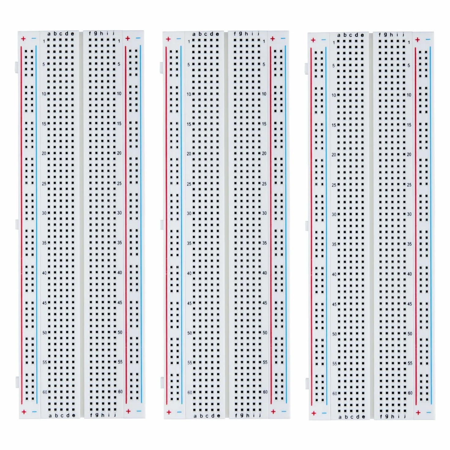 ELEGOO 3 Breadboard 830 Pin Solderless prototype PCB Board Kit do Arduino Proto Shield Distribution bloki łączące