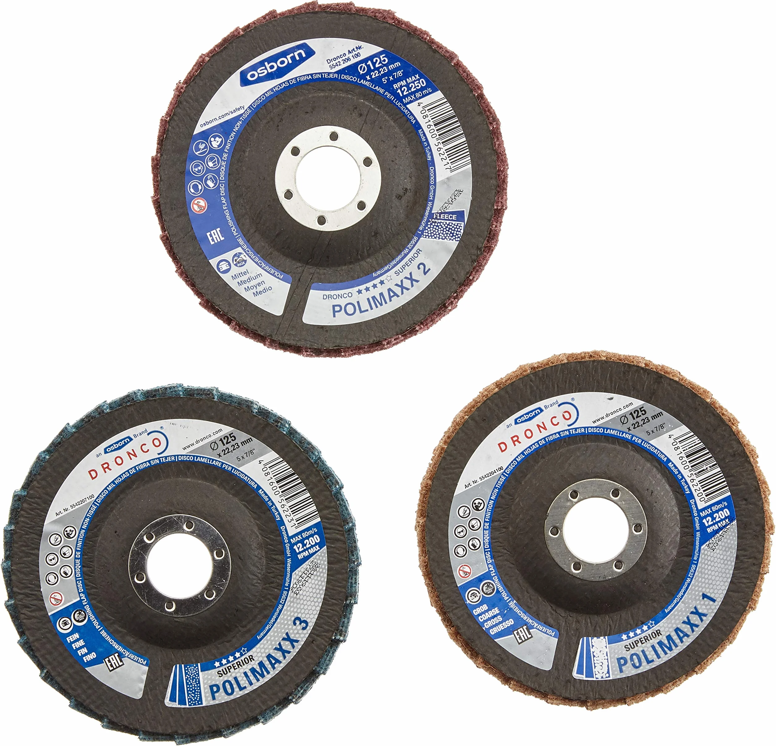 Dronco Zestaw Polymaxx (1,2,3 chropowatości)