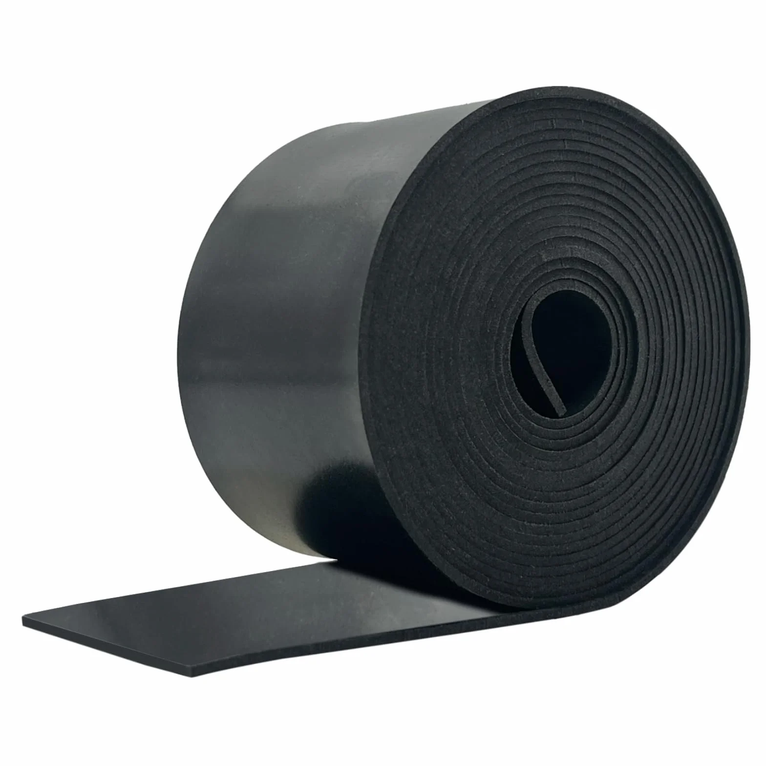 Gumowe paski neoprenowe, mata gumowa, profil gumowy do uszczelek, ochrona wykładzin podłogowych, ochrona przed wibracjami, uszczelki, DIY (1, 1,5 mm (śr.) x 50 mm (szer.) x 3 m (dł.))