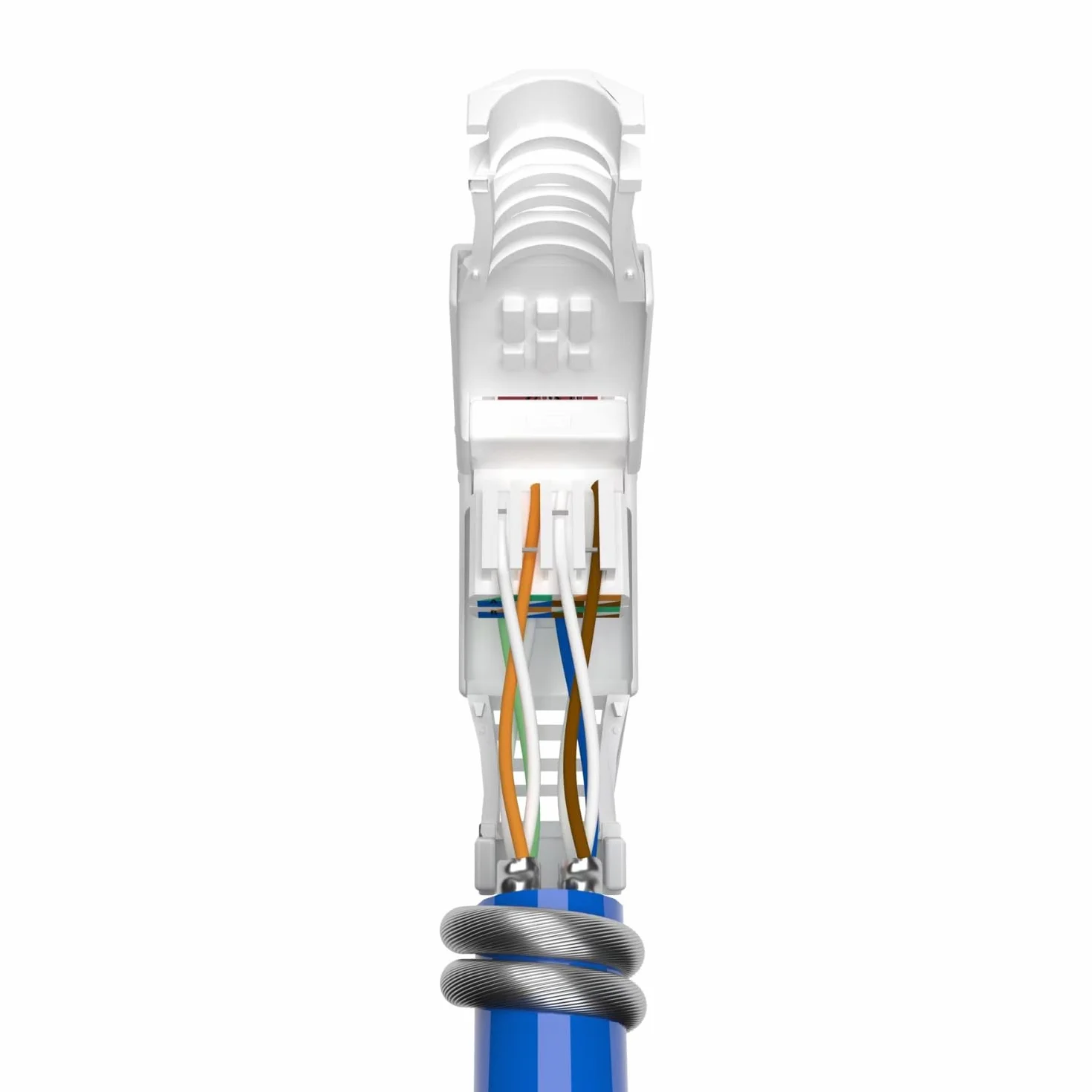 Germany B.e.s.t wtyczka sieciowa RJ45 CAT6 beznarzędziowa LAN UTP do CAT5 CAT6 CAT7