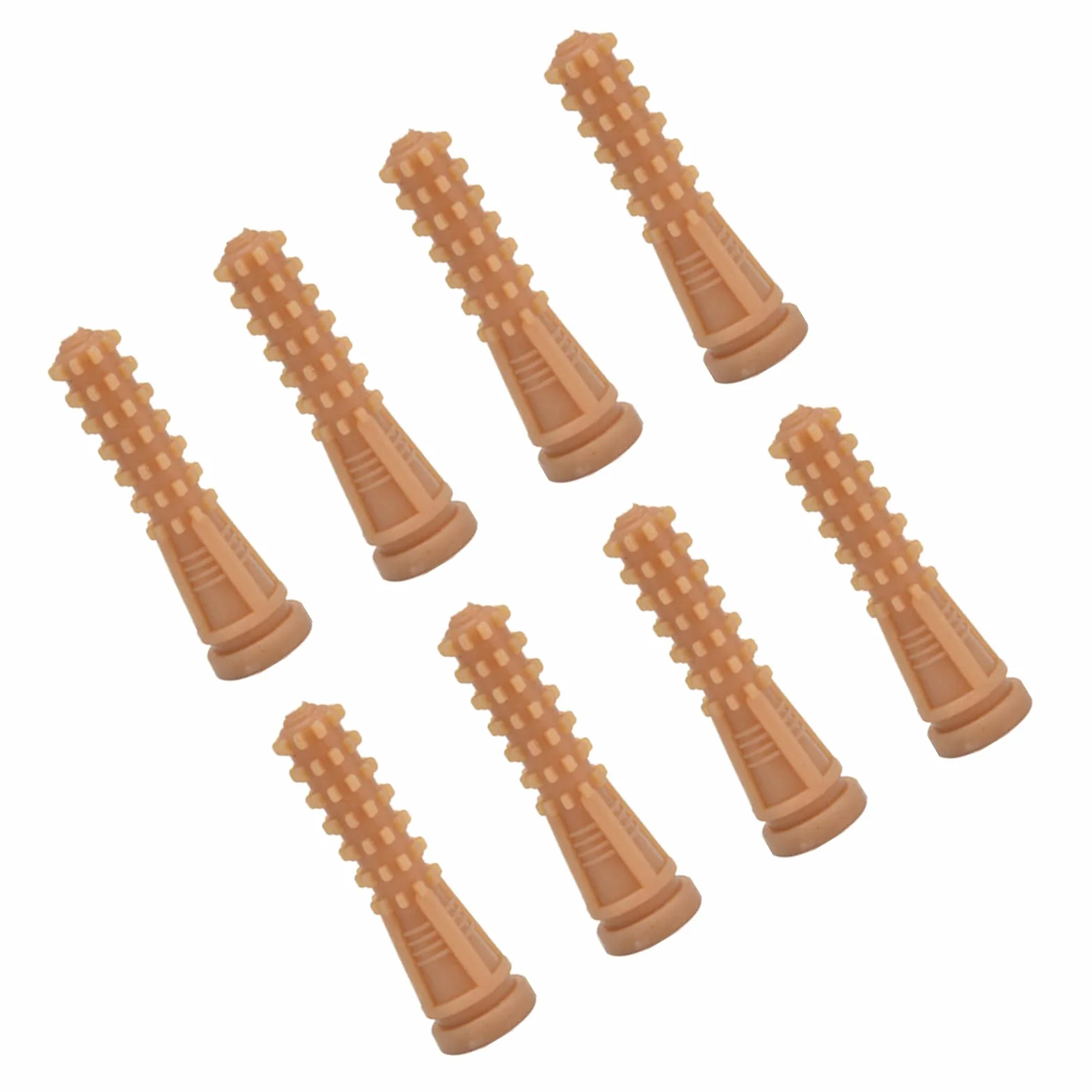 50 sztuk pióro skubanie palce gumowe skubanie kurczaka Picker piłokształtny drób pióro skubanie Picker Stick elastyczne palce wymiana(Yellow)