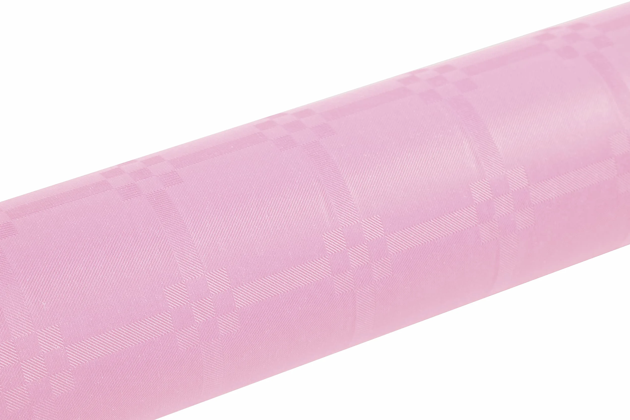 Pro Nappe R482586I Profesjonalny obrus ze wzorem papieru damaszkowego w rolce 25m długości x 1,18m szerokości jednorazowy, uniwersalny szykowny i klasyczny nakrycie stołu 1 sztuka kolor pudrowy róż