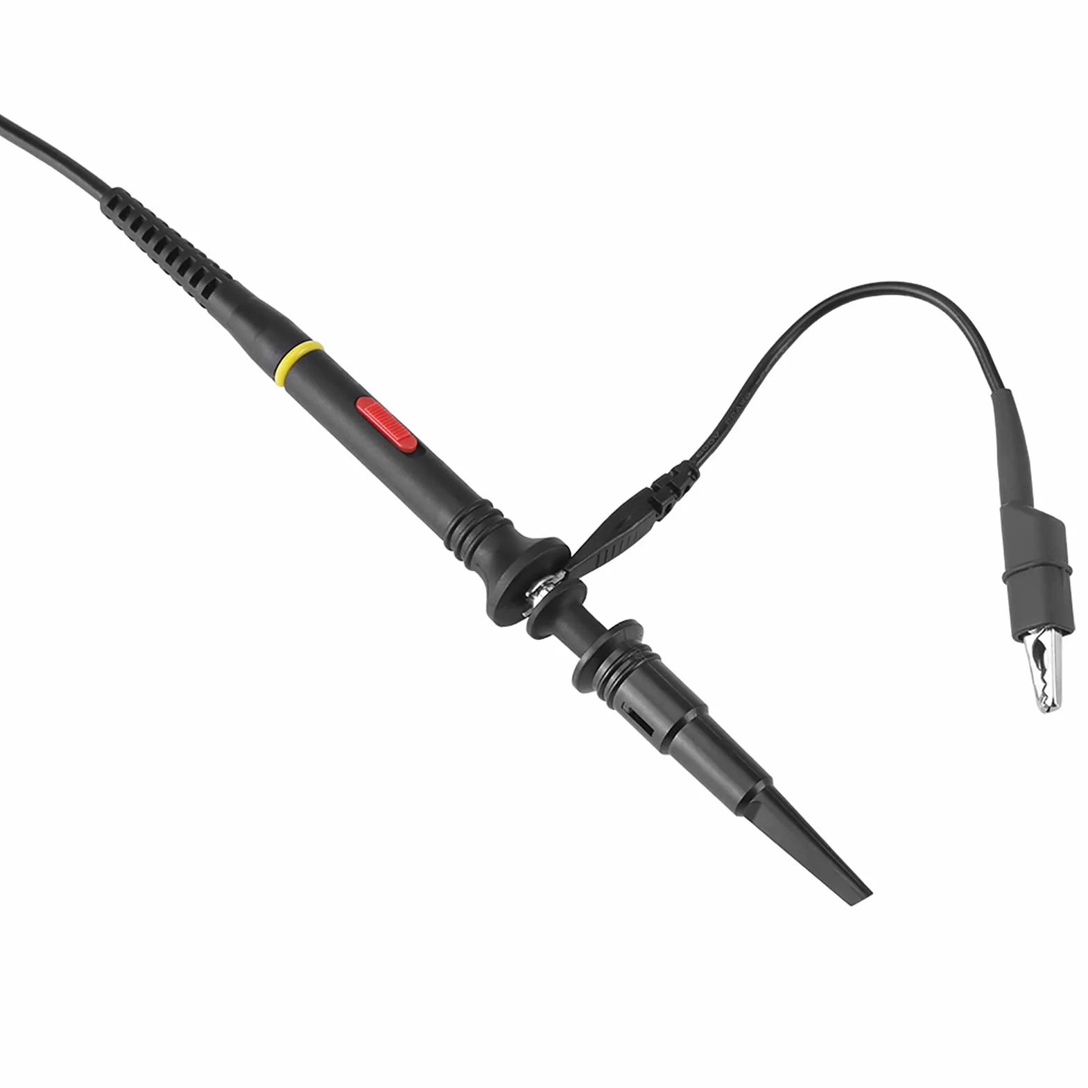 1 Szt. P2200 Uniwersalna Wysoka, Siglent Sonda Siglent Pp510 Dokładność 200 MHz Sonda Oscyloskopowa X10/X1 Zestaw Akcesoria PKCATI BNC Sondy Zaciskowe Kabel Zaciskowy, Czarny