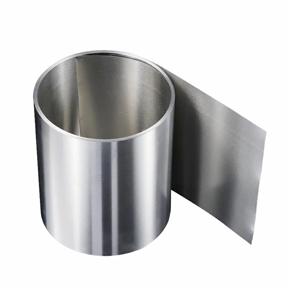 304 Folia ze stali nierdzewnej, blacha, cienki pasek w rolce, grubość taśmy 0,05 mm-0,5 mm, szerokość 300 mm, długość 1 m(0.1mm*300mm*1m)