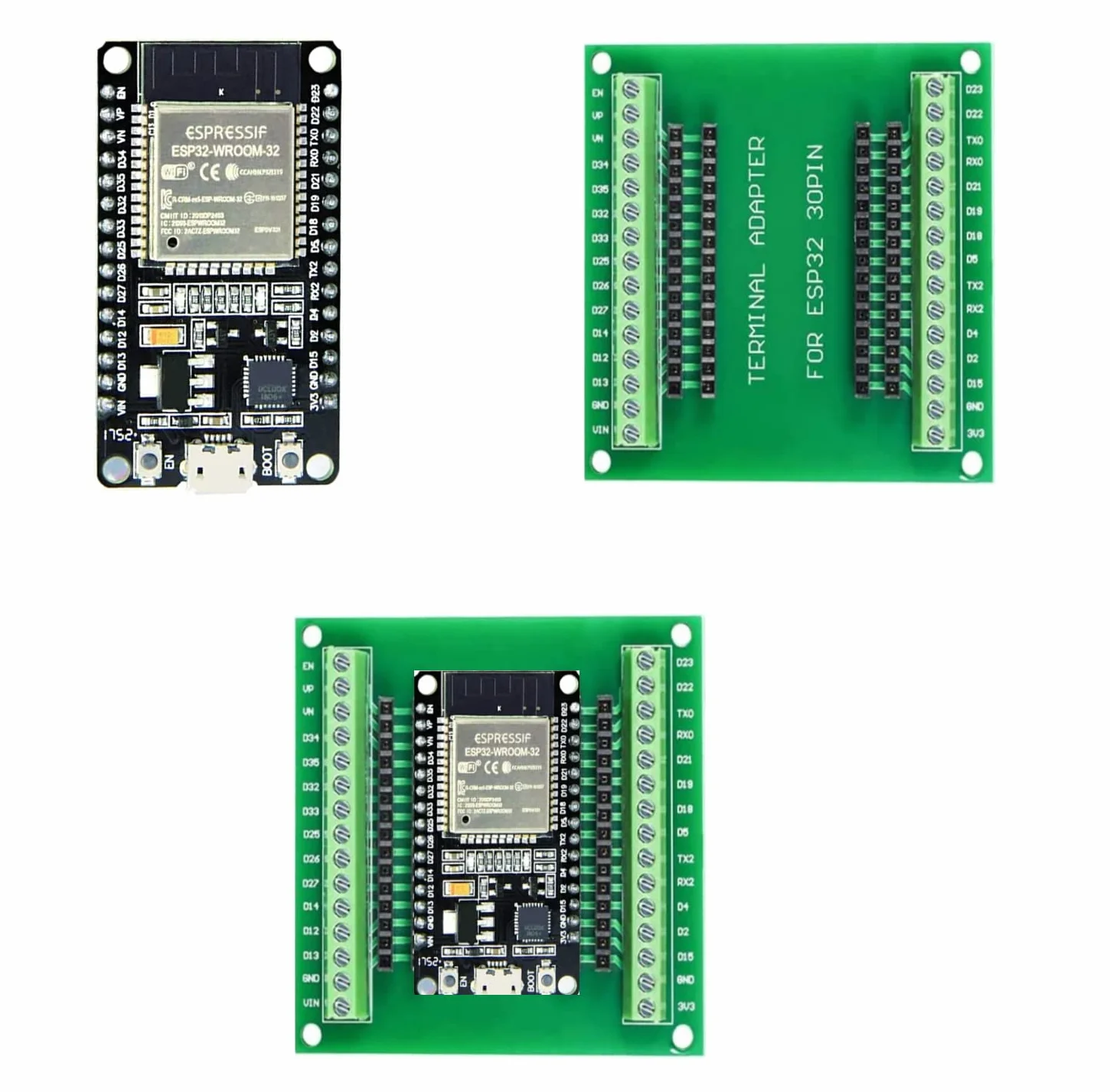 ESP32S ESP32 Płyta rozwojowa 2.4GHz Dual-Mode WiFi+ Bluetooth Dwurdzeniowy mikrokontroler 30-pin