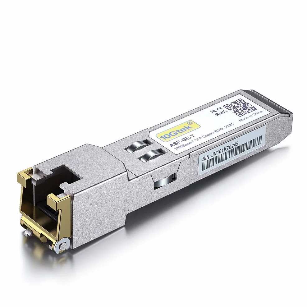 HP ProCurve J8177B J8177C Compatible 1G SFP RJ45 Transceiver 1000Base-T Copper Cat5e Module 100m