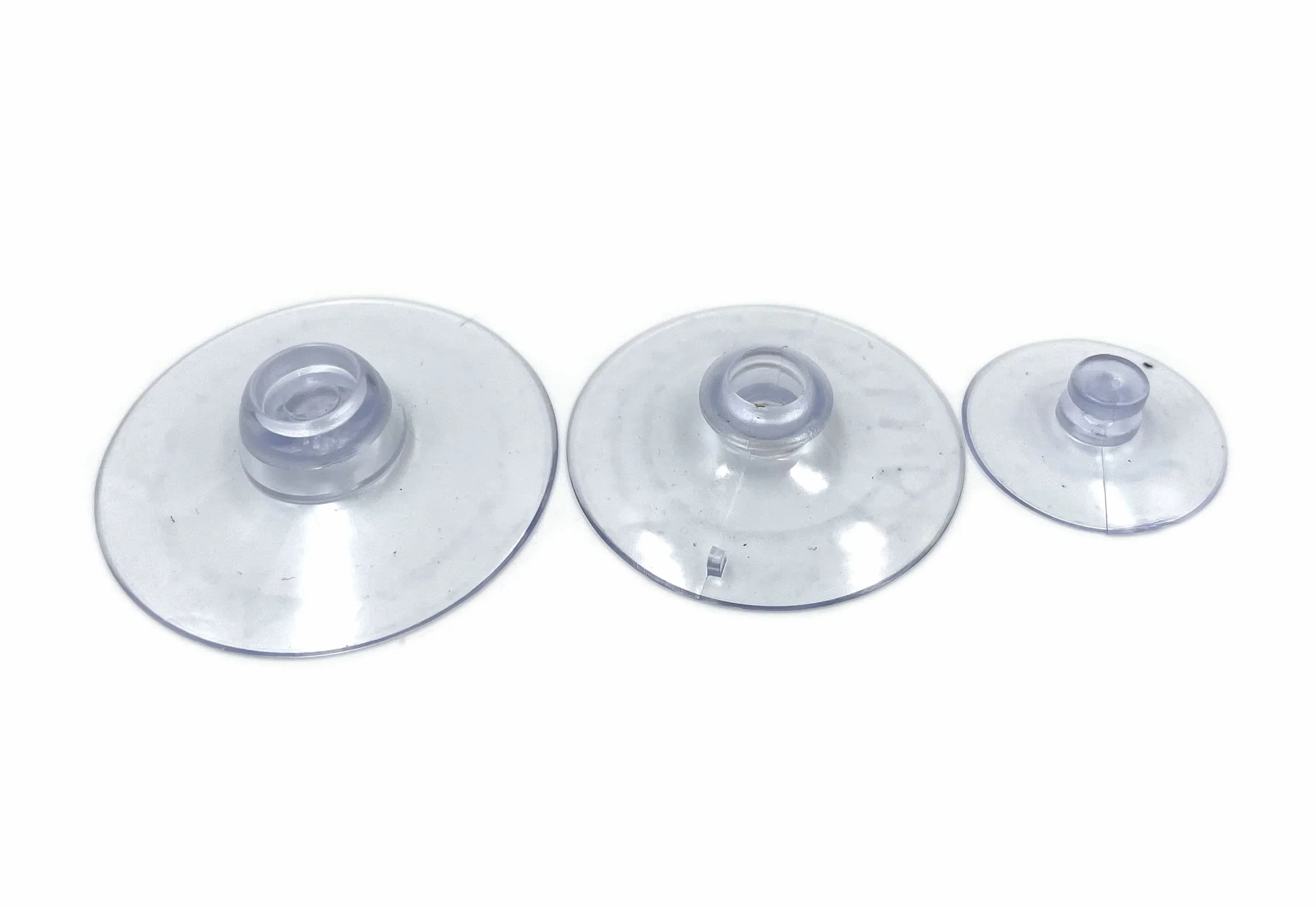 Plastikowa przyssawka do szklanych blatów stołu 40 mm 35 mm 22 mm guma przezroczysta antykolizyjna