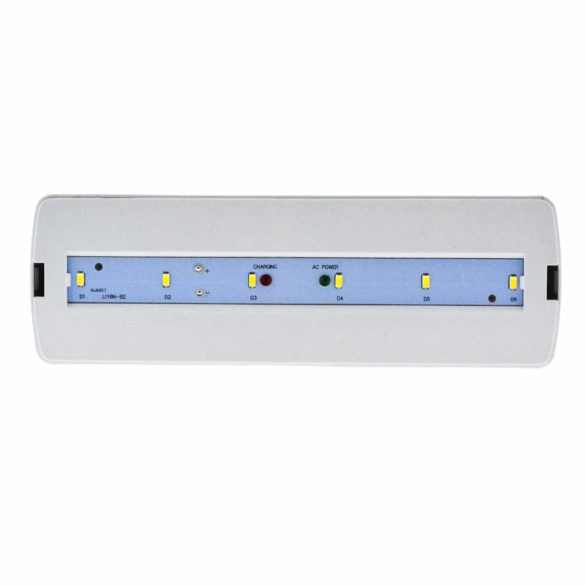 Barcelona LED, oświetlenie awaryjne LED do zabudowy lub powierzchniowej 3 W 250 lm 6500 K zimna biel z baterią 3 godziny pracy 2 sztuki