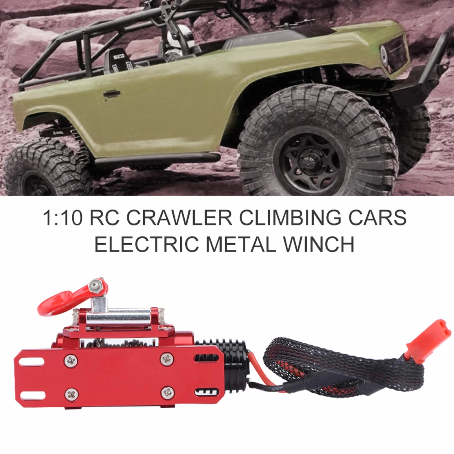 Minilier Wciągarka do RC CNC SCX10 D90 D110 TF2 KM2